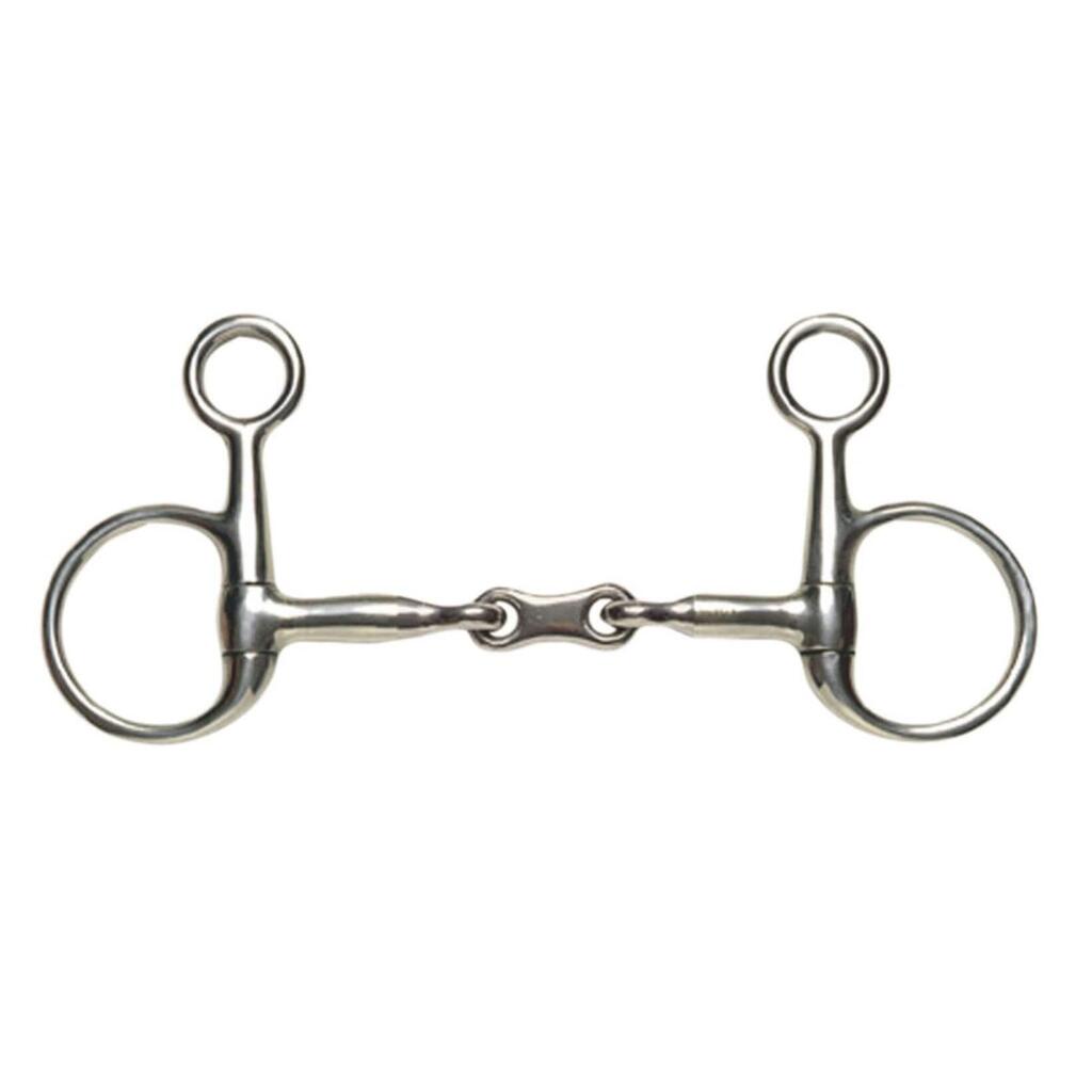 Baucher stainless steel horse bit with French links Weatherbeeta Korsteel