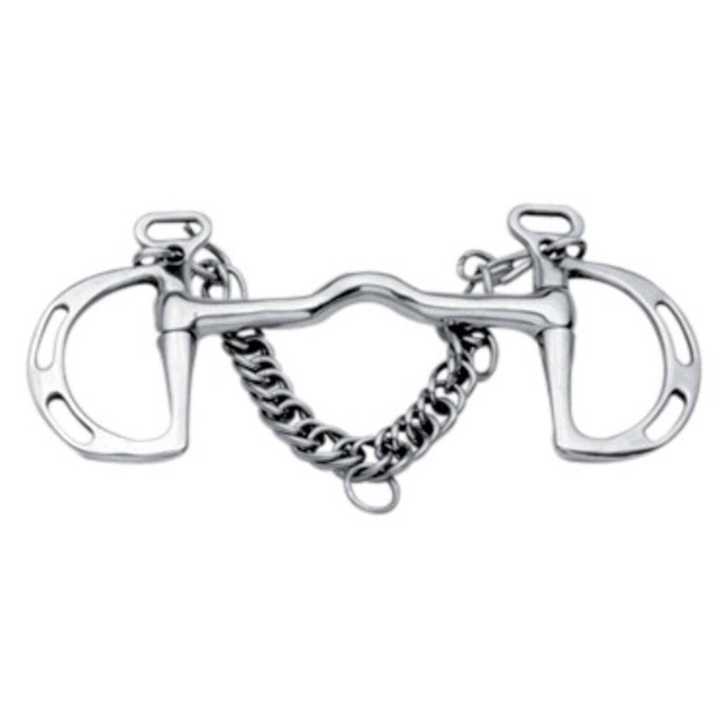 Kimblewick bit with split ring korsteel en acier inoxydable pour cheval Weatherb