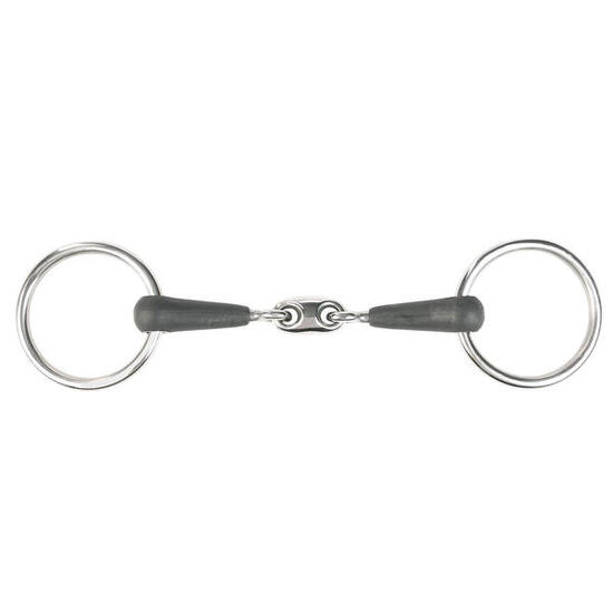 2-rings rubberen paardenbit Horze Chantilly