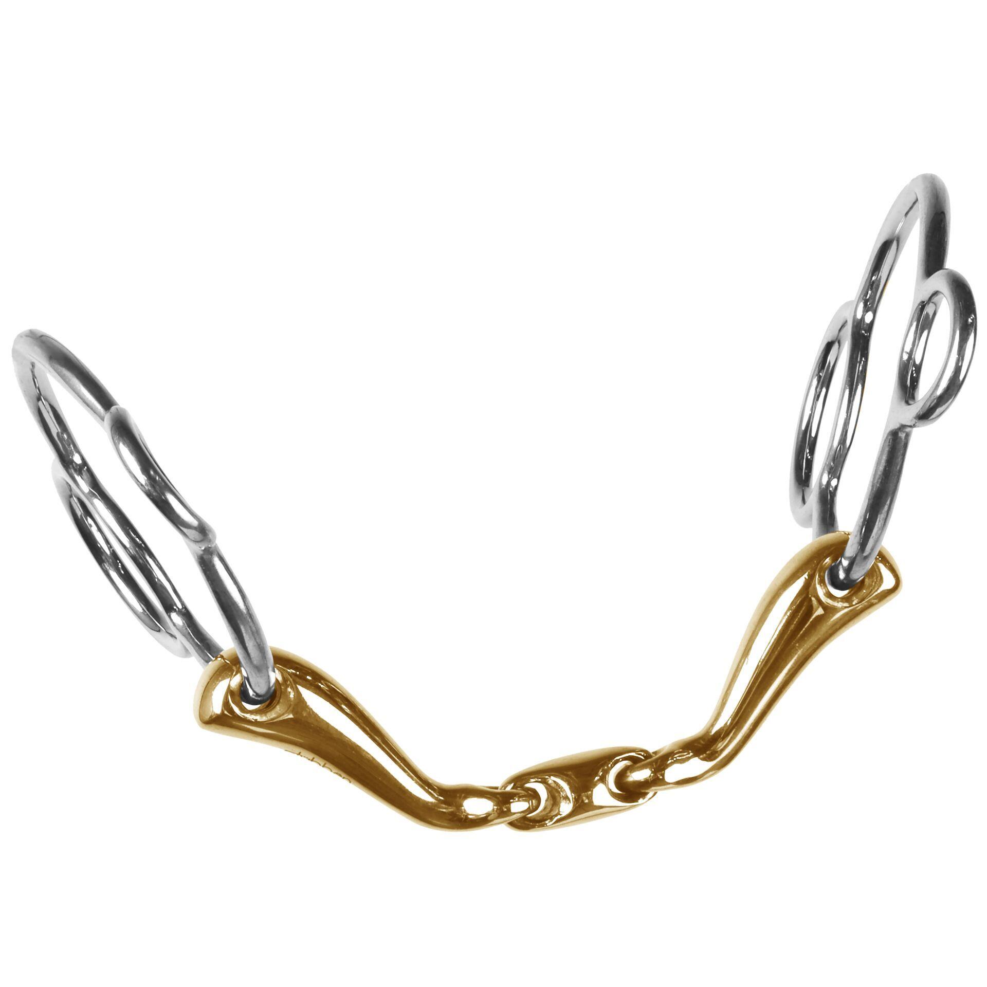 Mors pessoa pour cheval 3 anneaux Stübben Gebiss Quick contact Trense 2/2