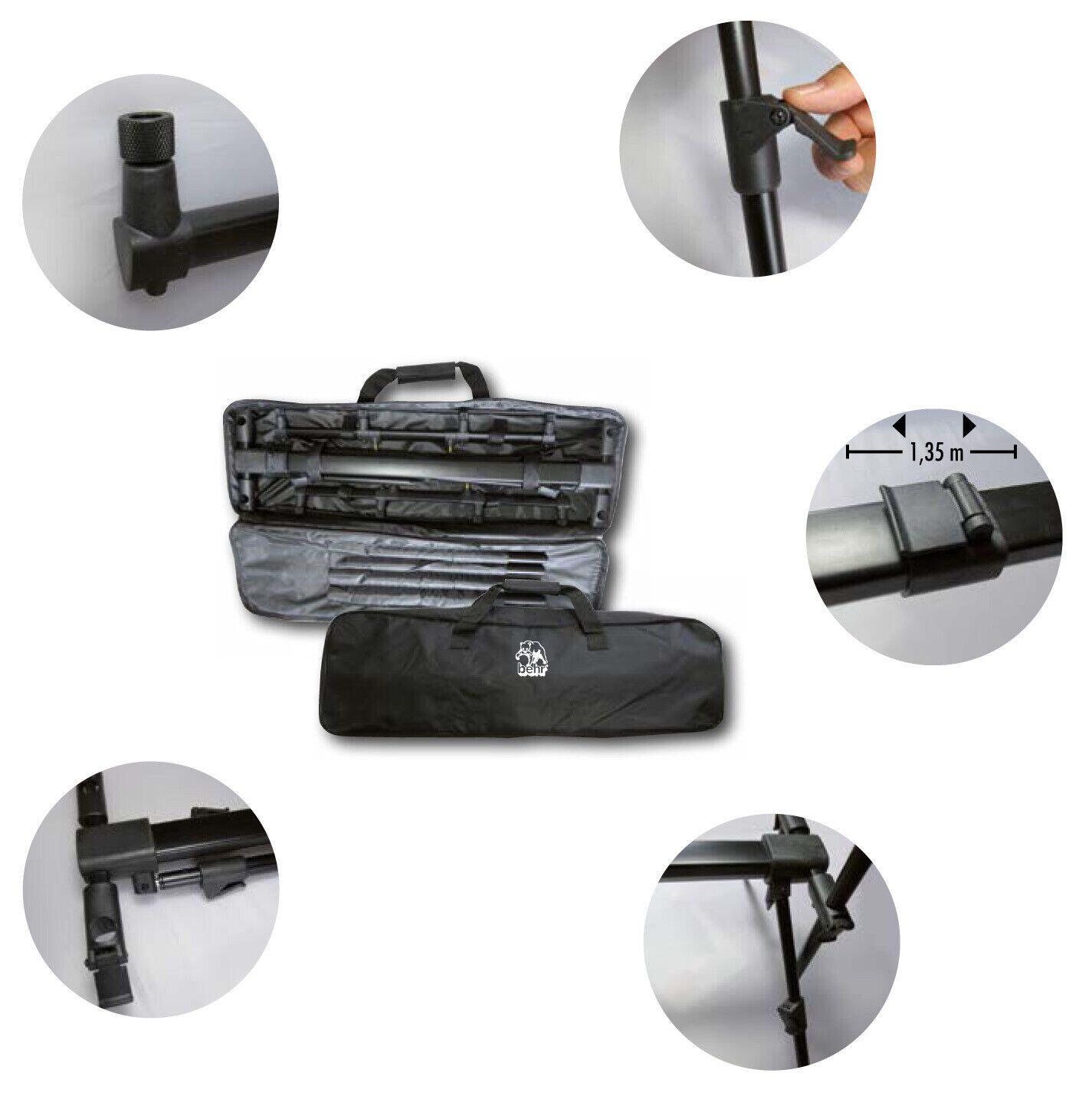 Rod stand aluminium rod pod avec 3 buzz bars + sac 2/2