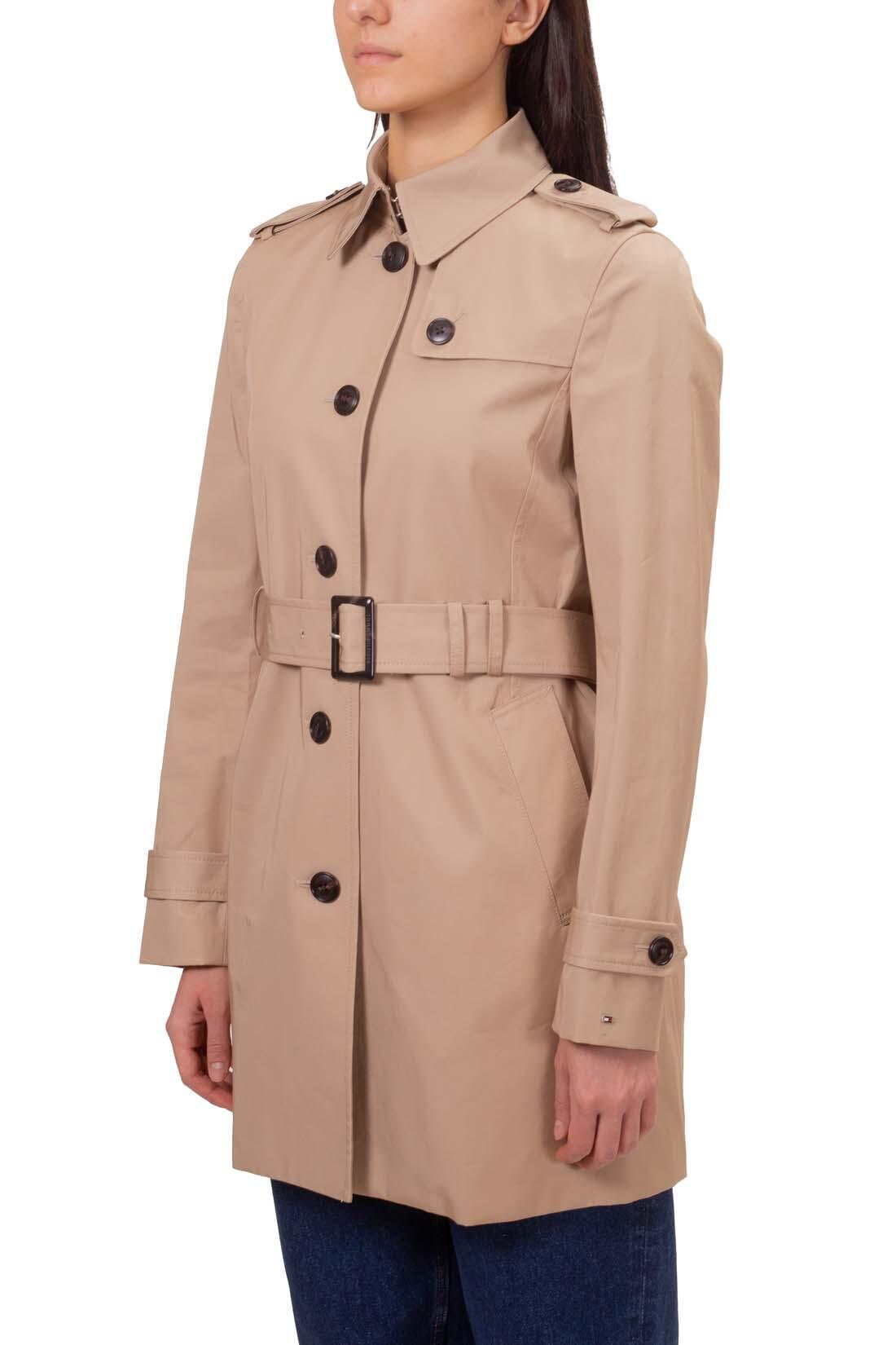 TOMMY HILFIGER Trench donna Heritage monopetto