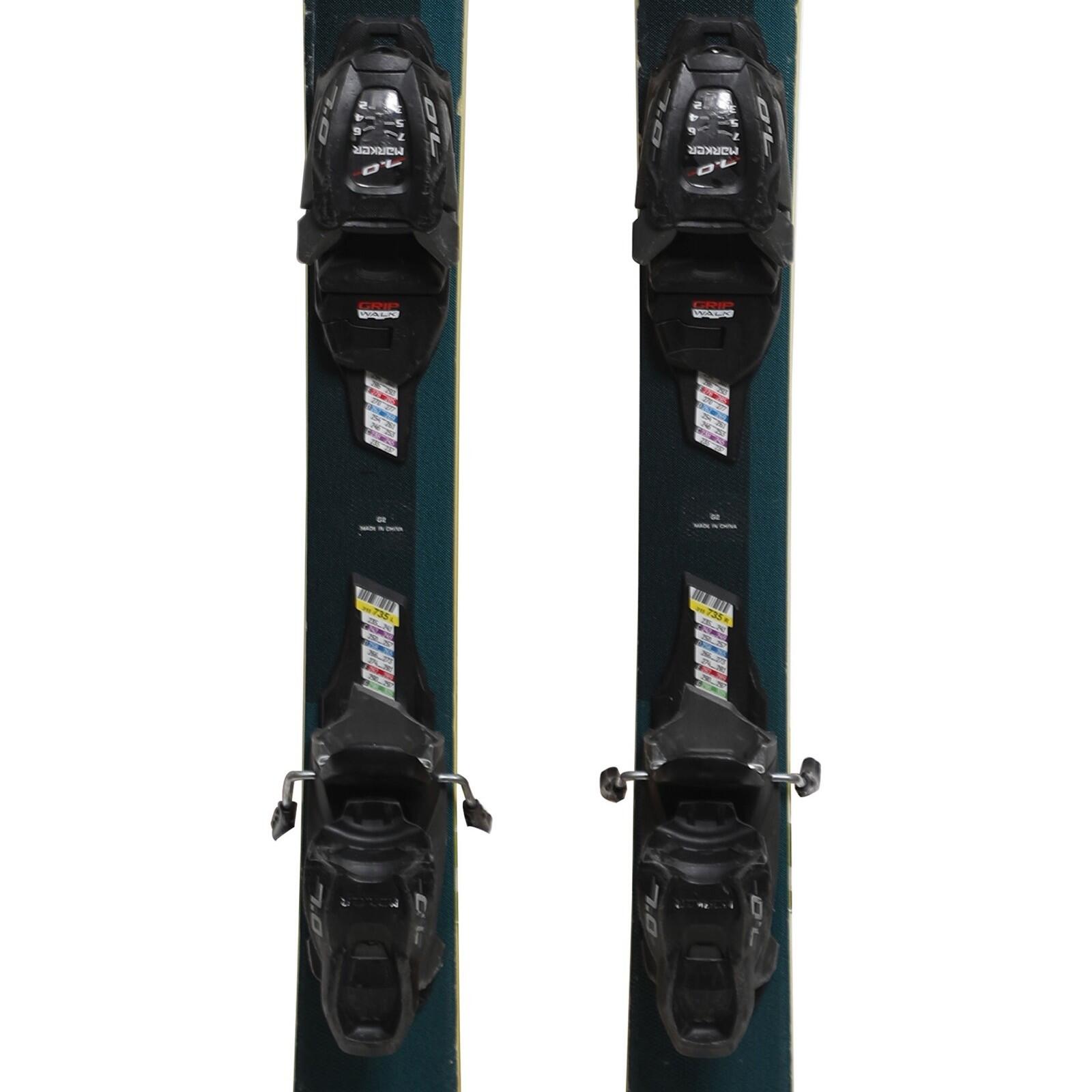 RECONDITIONNE - Ski Junior Volkl Deacon Pro Jr + Fixations - CORRECT 3/4