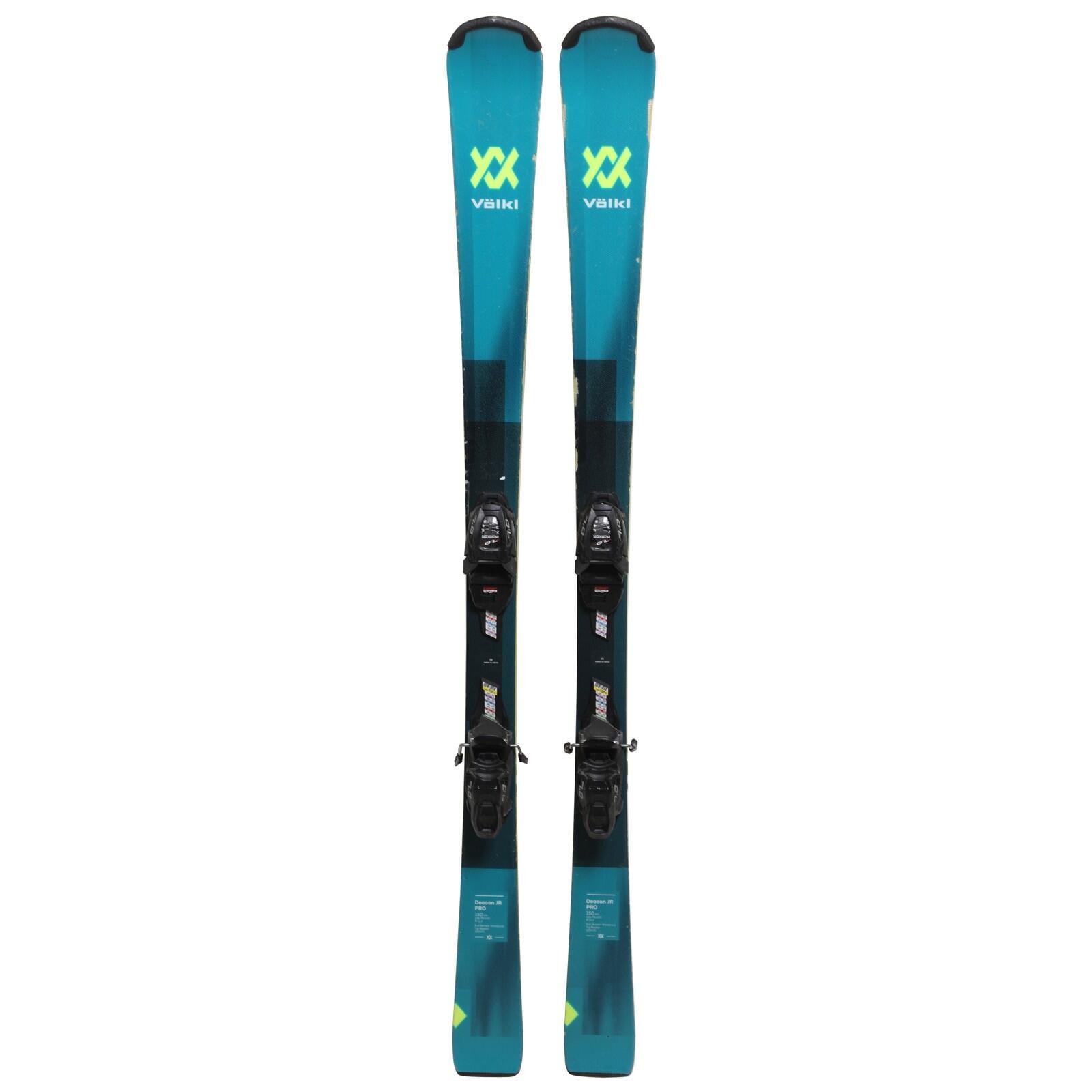 RECONDITIONNE - Ski Junior Volkl Deacon Pro Jr + Fixations - CORRECT 2/4