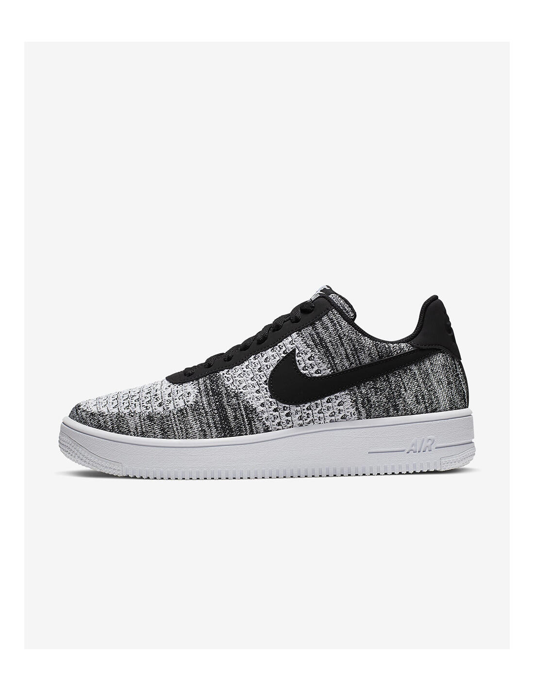 NIKE Air Force 1 Flyknit 2.0 - AV3042-001 45.5, BARBATI, Gri, 45.5 EU