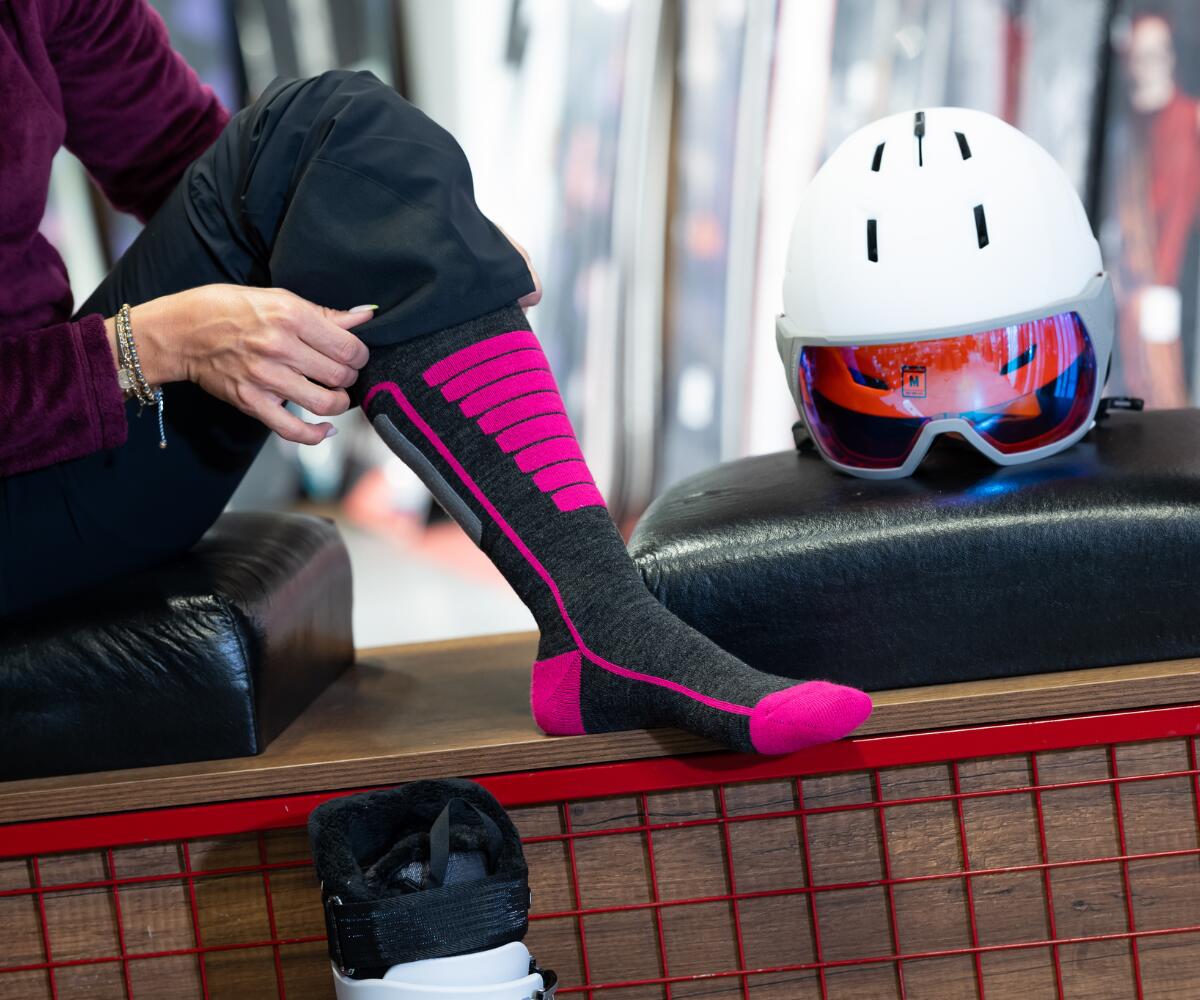 Merino Wol Skisokken met Schokabsorptie en Naadloze Pasvorm - Courchevel 3pk 5/6