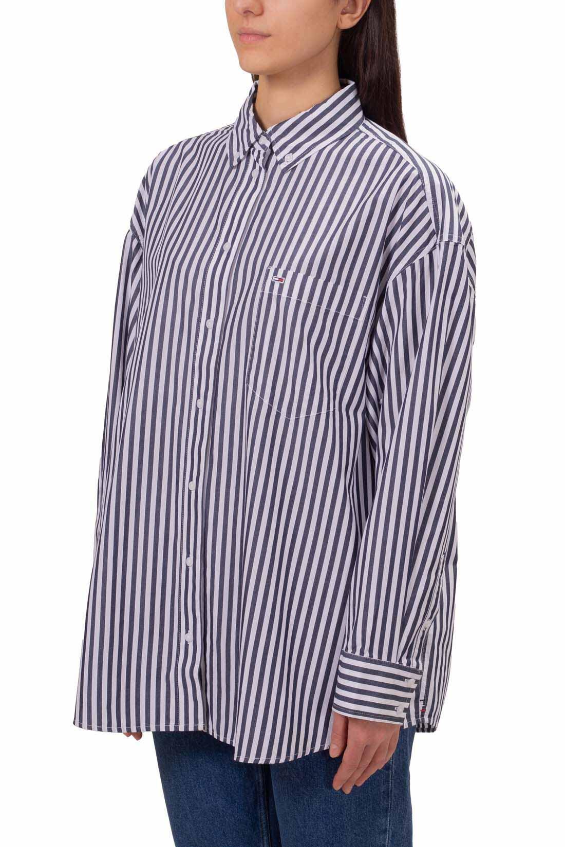 TOMMY HILFIGER Camicia donna oversize a righe