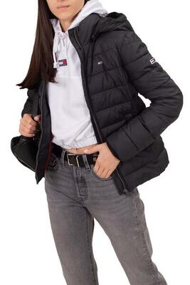 Piumino donna imbottito con cappuccio removibile