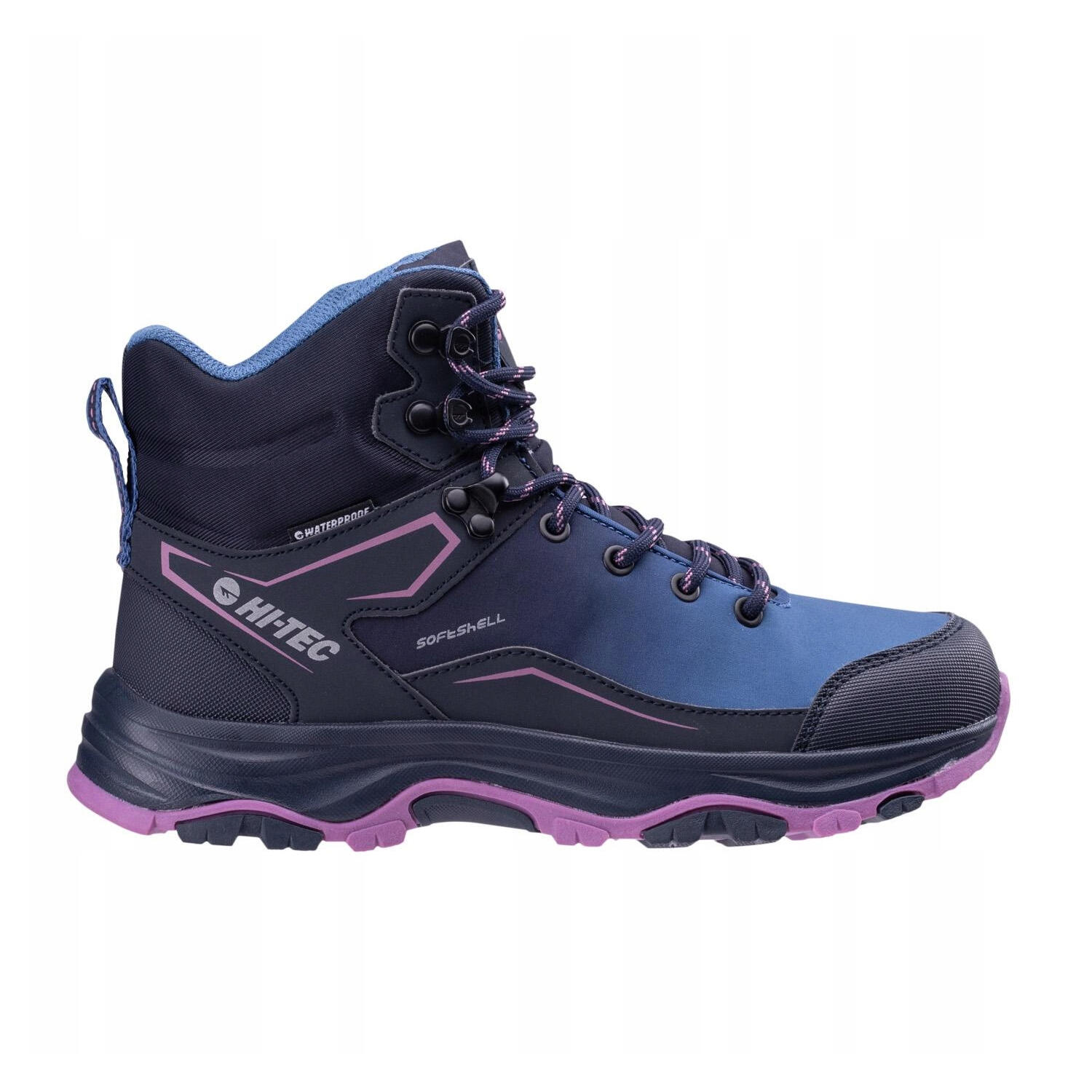 Bottines DENEB Femme (Bleu Marine / Rose) 3/4