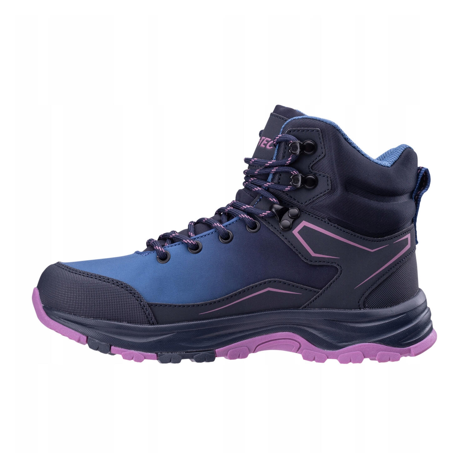 Bottines DENEB Femme (Bleu Marine / Rose) 2/4