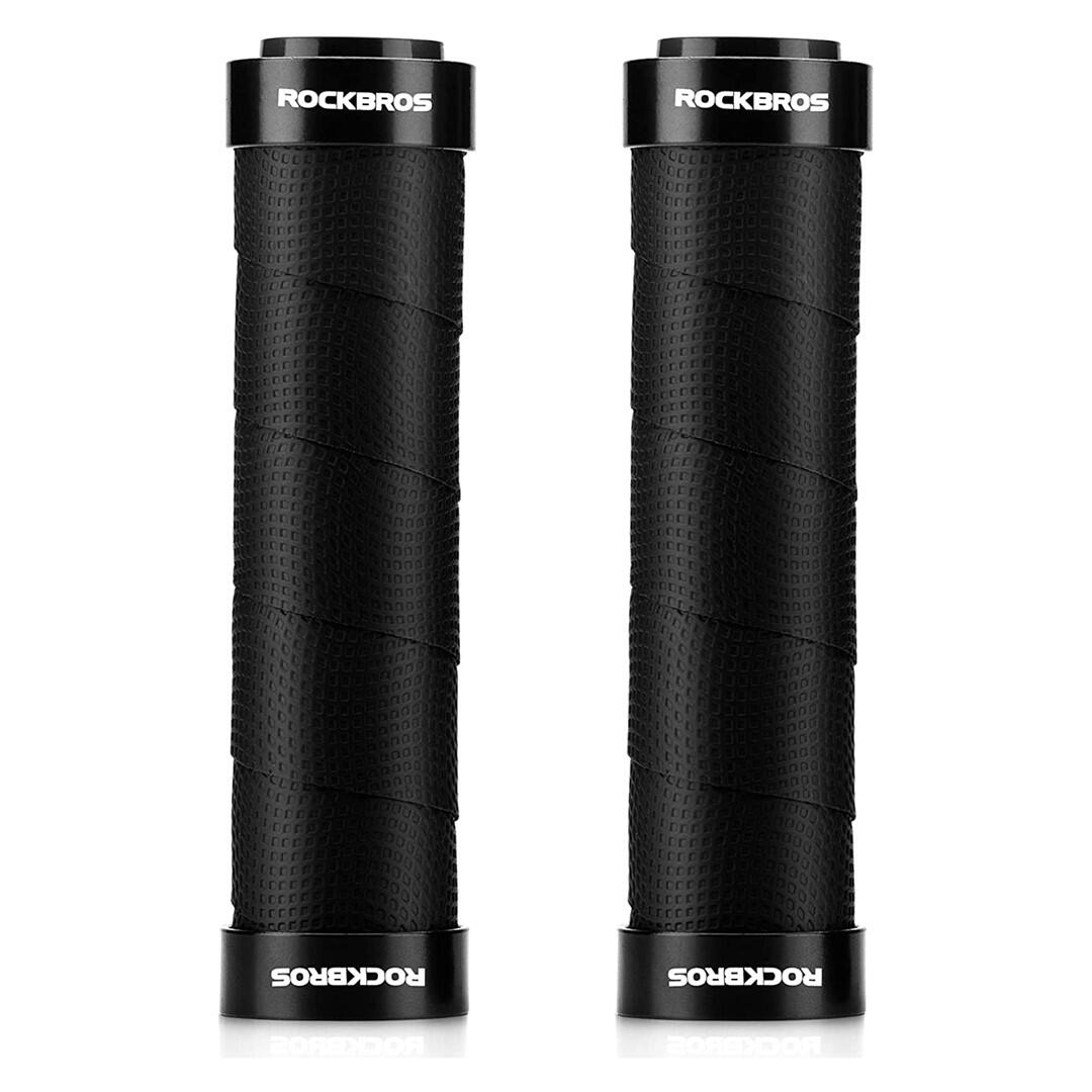 Chwyty kierownicy rowerowej Rockbros 40210002001 czarne