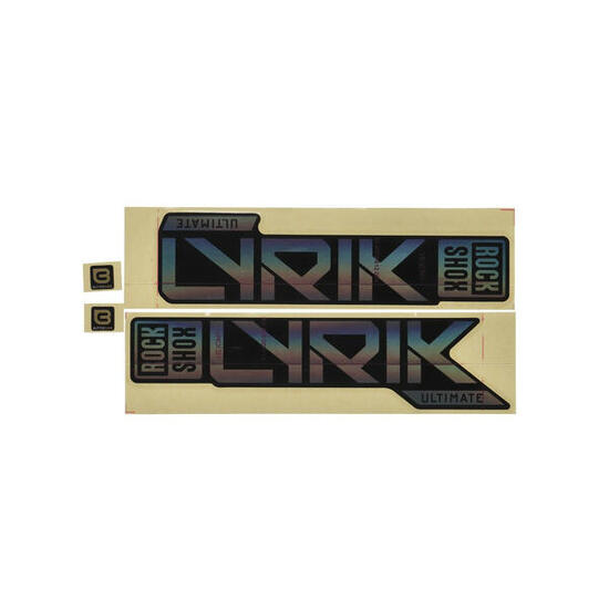 Aufkleberset Fahrradgabel Rockshox Lyrik Ultimate