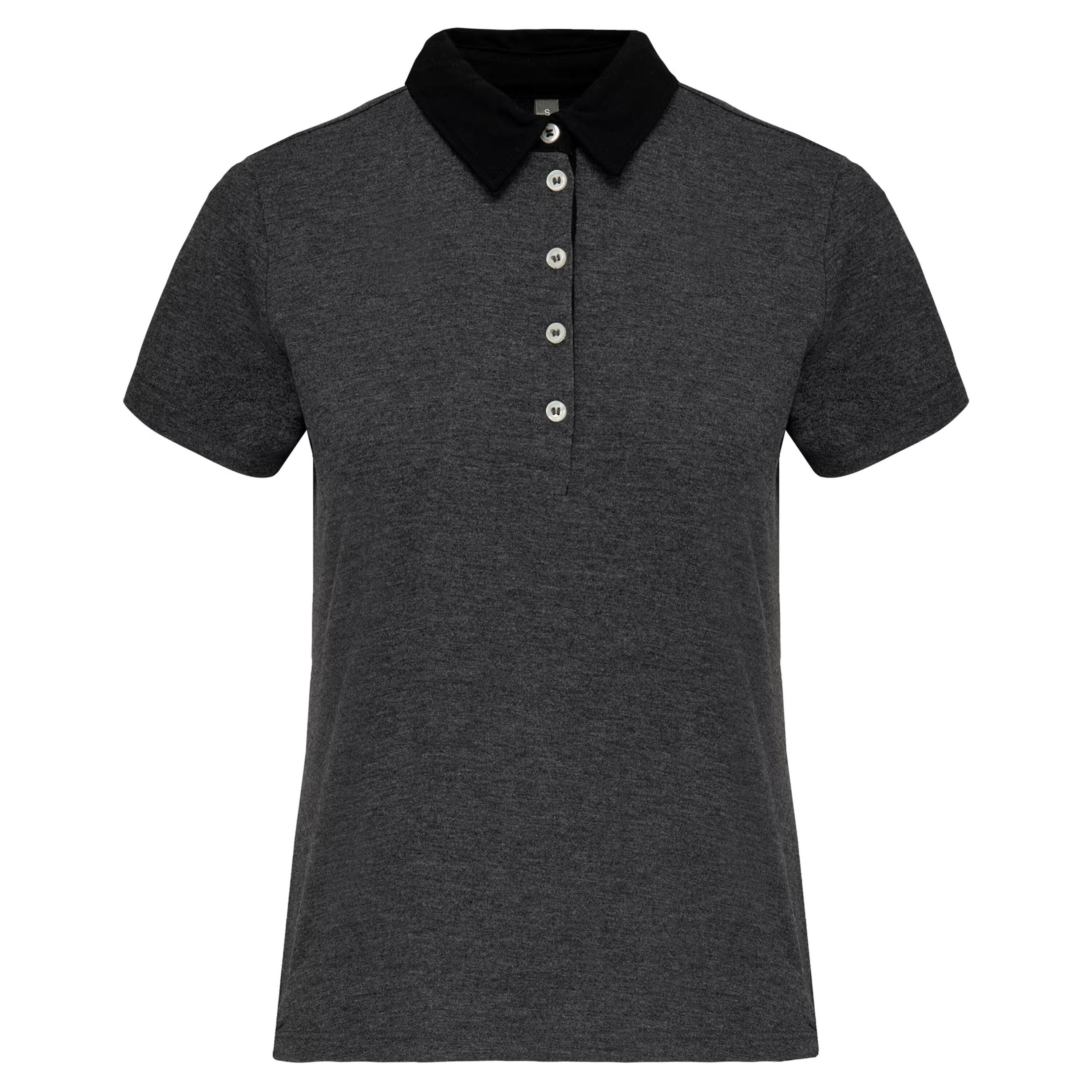 Kariban - Polo Femme Kariban - Polo Manches Courtes - Gris|noir - Decathlon