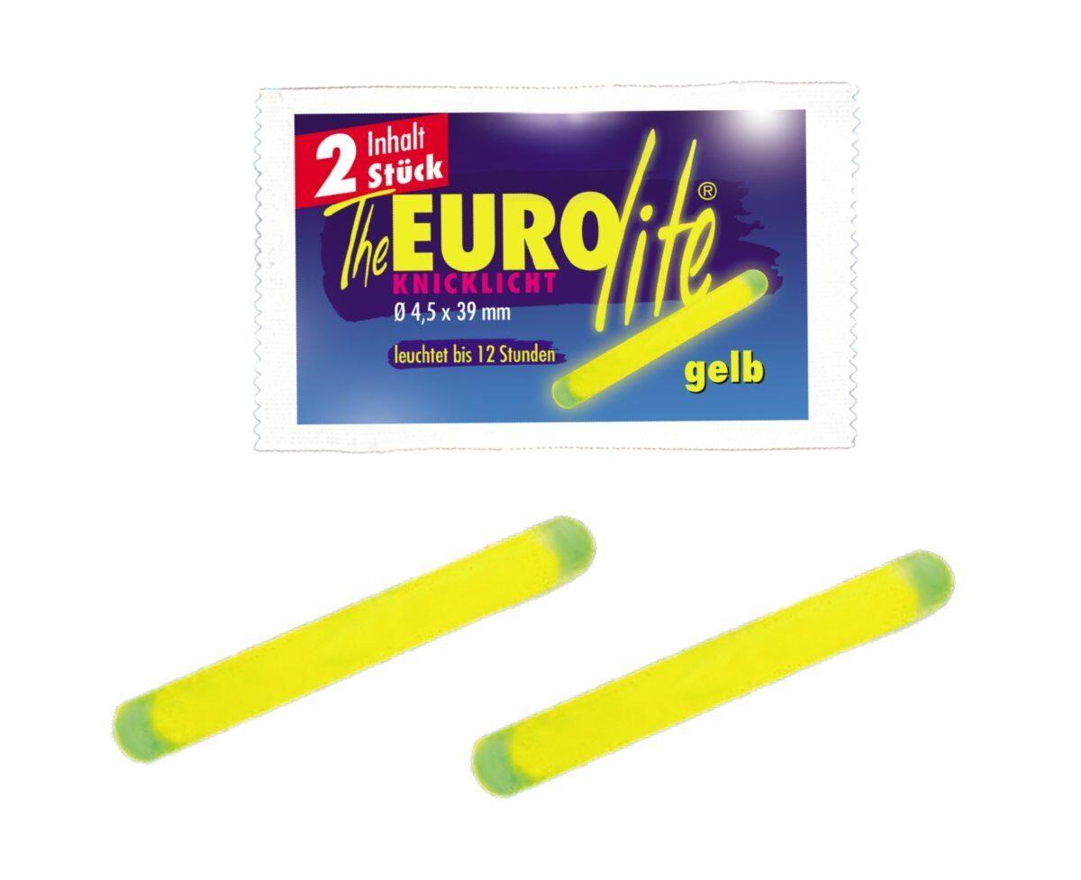 Bâtons lumineux 100 pièces jaunes 4,5 x 39 mm alarmes de touche de pêche 1/1
