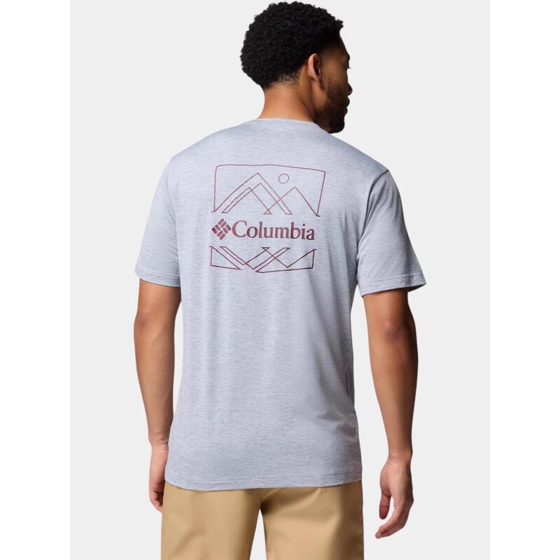 Pánské sportovní tričko Columbia Kwick Hike Back Graphic SS