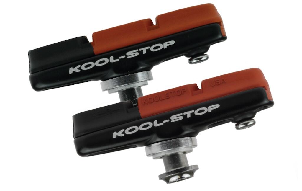 Kool Stop Dura 2 Brake Shoes – Dual Compound – Black/Red – 55mm – Pair