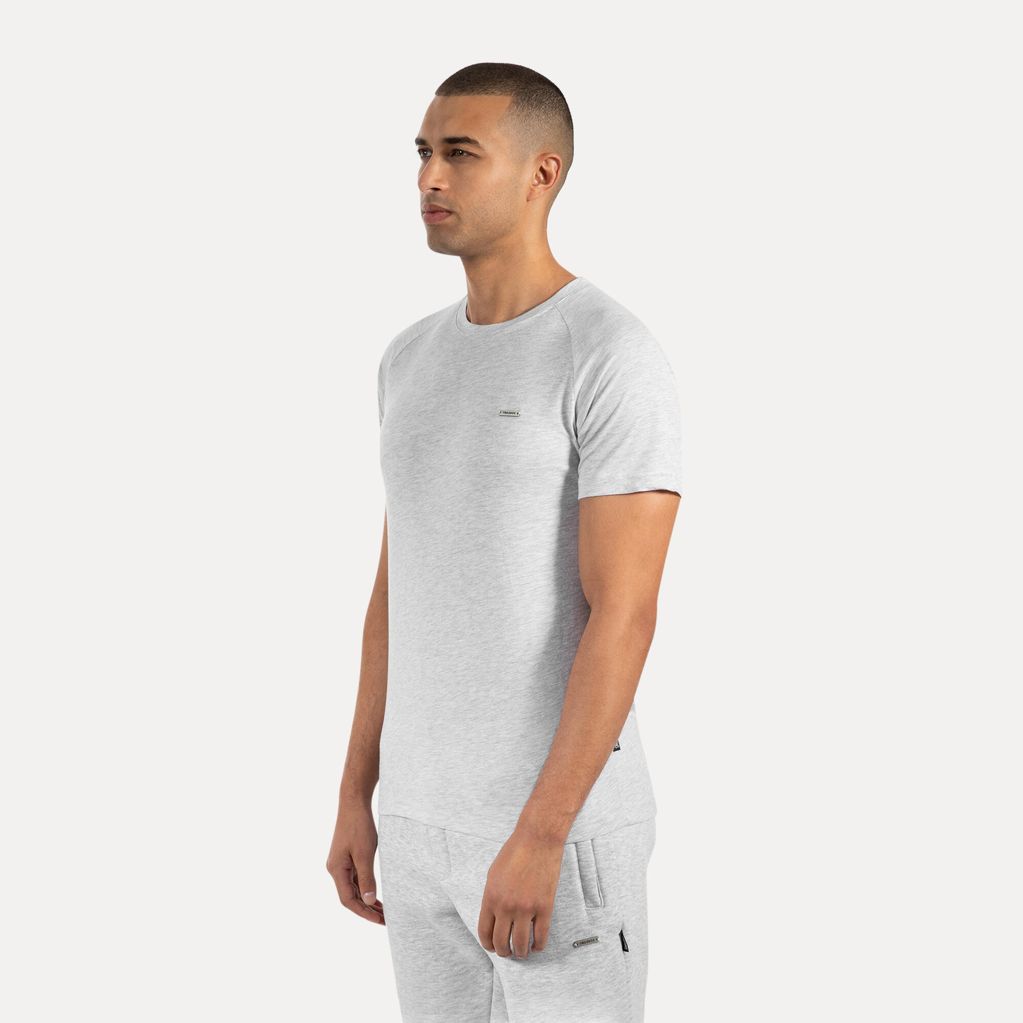 Herren T-Shirt Thilo Grau Melange 2/5