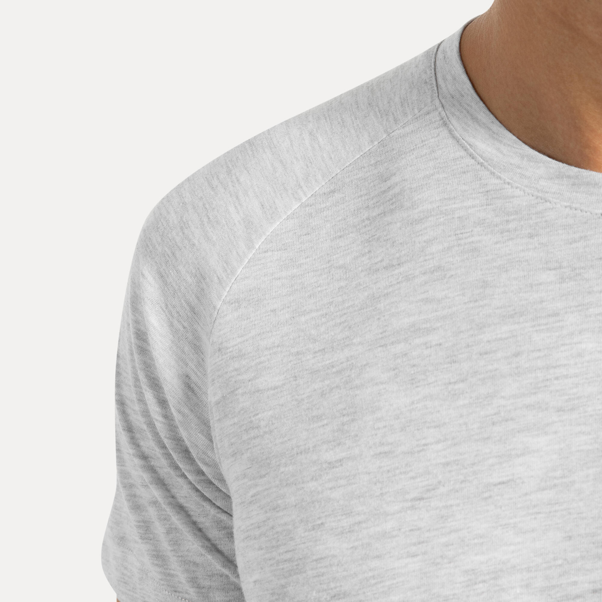 Herren T-Shirt Thilo Grau Melange 5/5