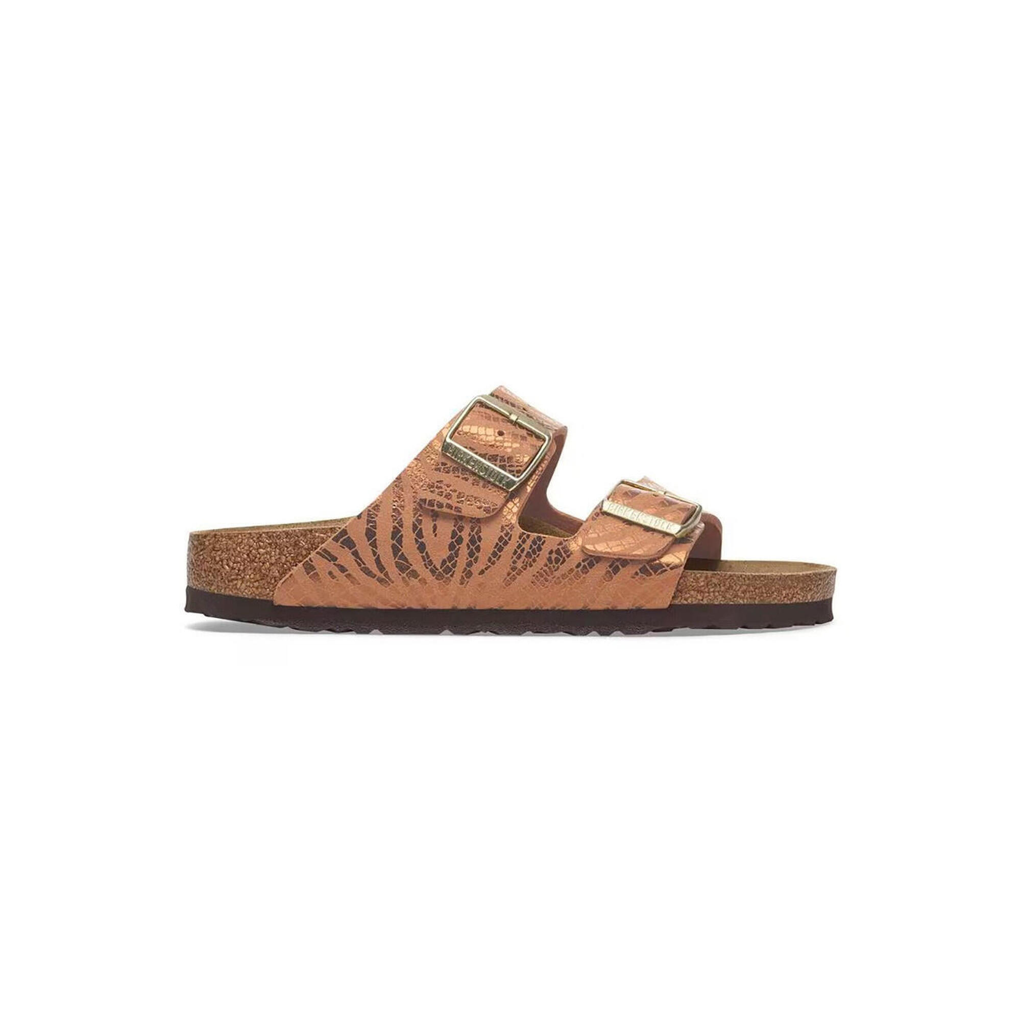Birkenstock - Birkenstock Arizona Syn Soft Zebra - Sandales (largeur Standard) - Sandales - Marron - Decathlon