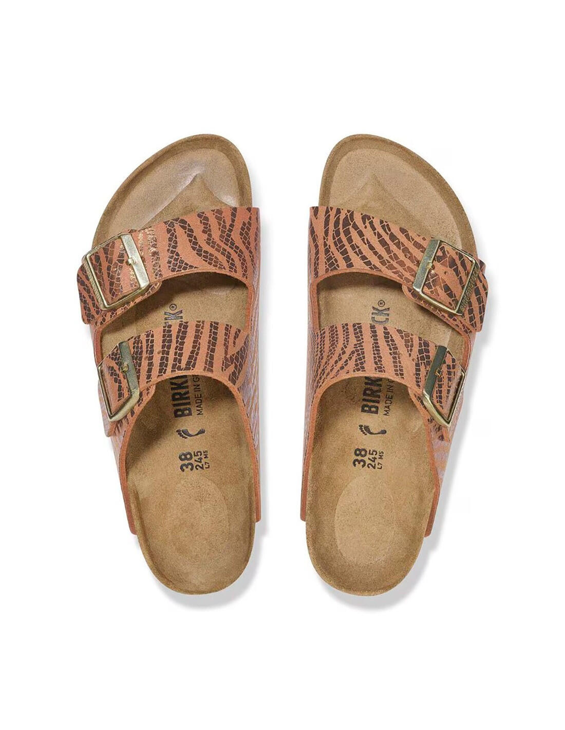BIRKENSTOCK Arizona SYN Soft Zebra - Sandales (largeur standard) 4/5
