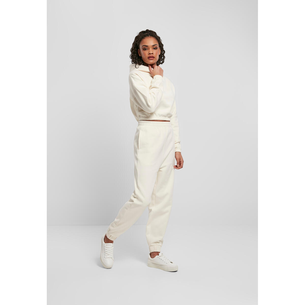 Urban Classics - Sweatshirt Femme Urban Classics Court Oversized - Sweat-shirt - Blanc - Decathlon