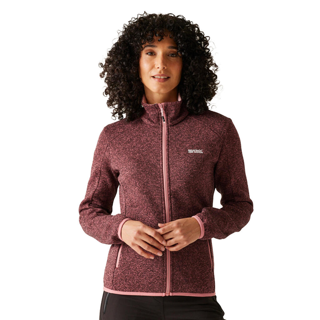 Womens/Ladies Newhill Full Zip Fleece Jacket (Dusty Rose)