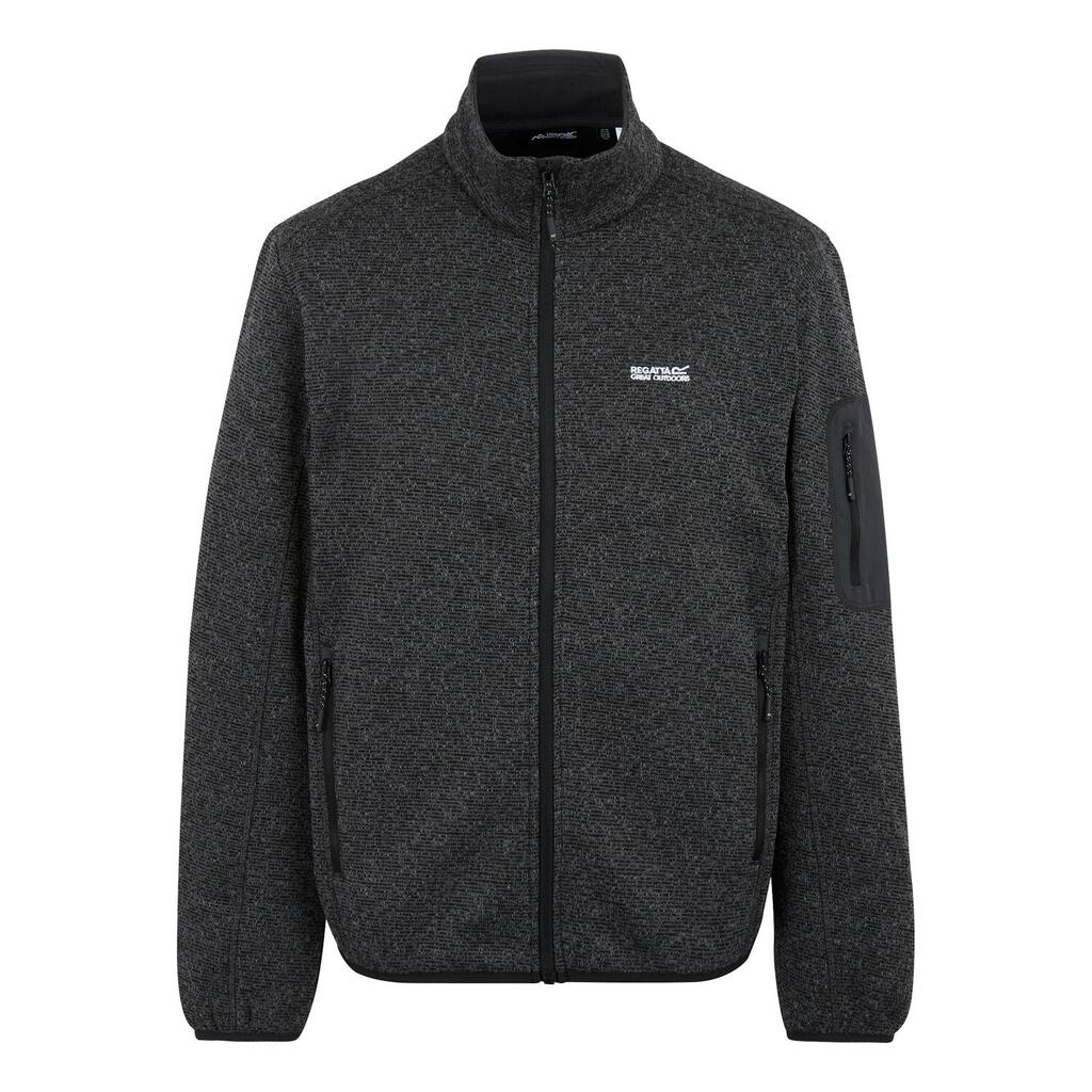 Mens Newhill Marl Full Zip Fleece Jacket (Ash)