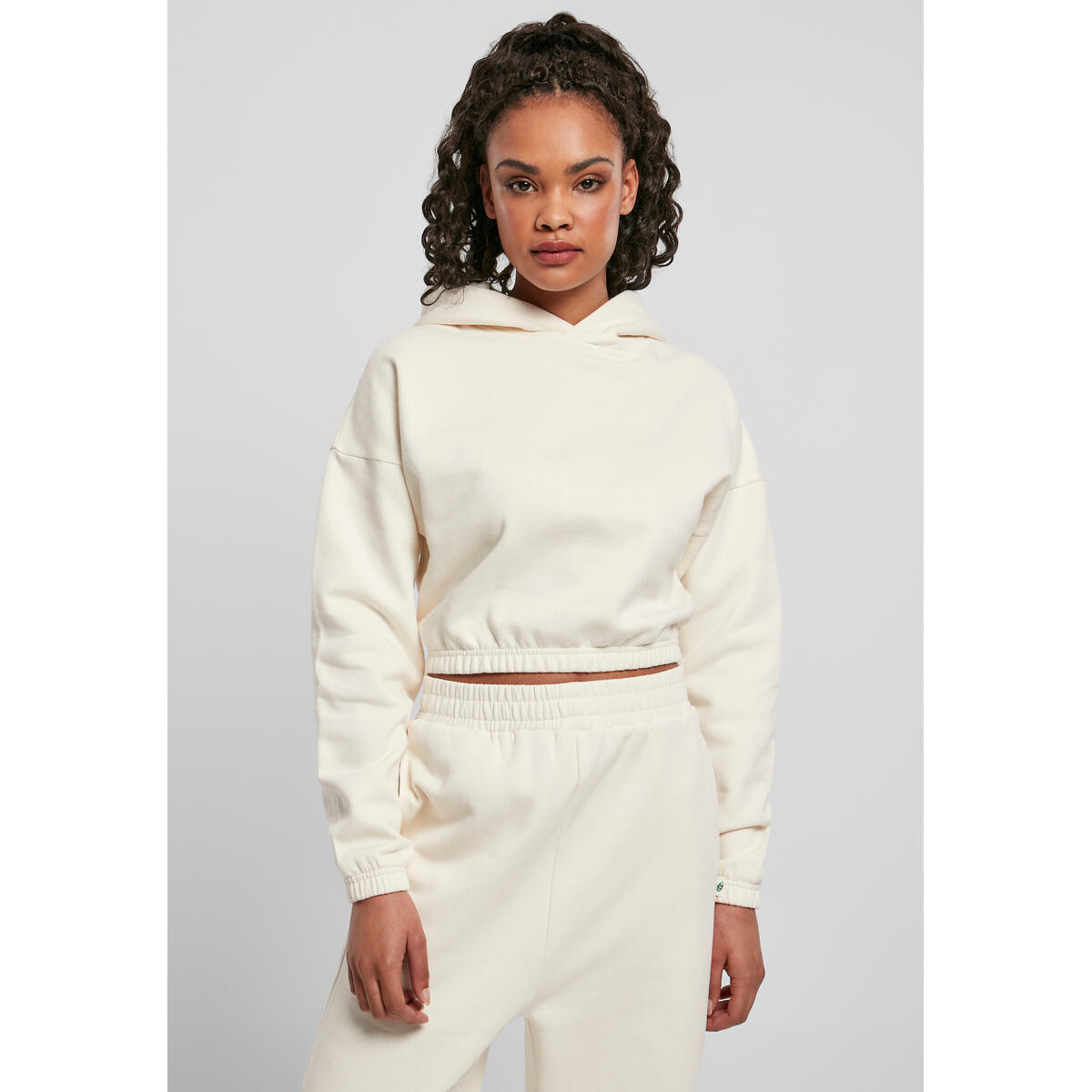 Urban Classics - Sweatshirt À Capuche Femme Urban Classics Court Oversized-grandes Tailles - Sweat-shirt - Blanc - Decathlon