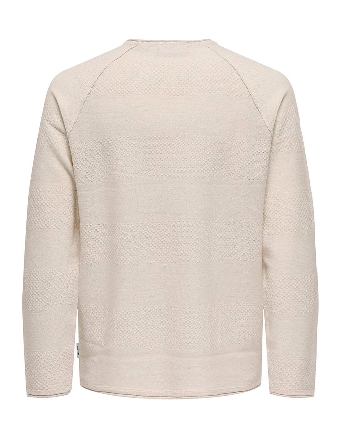 Sweater Only & sons model 22032538-silver voor mannen 5/5