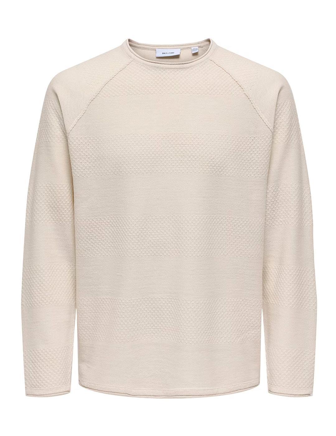 Sweater Only & sons model 22032538-silver voor mannen 4/5