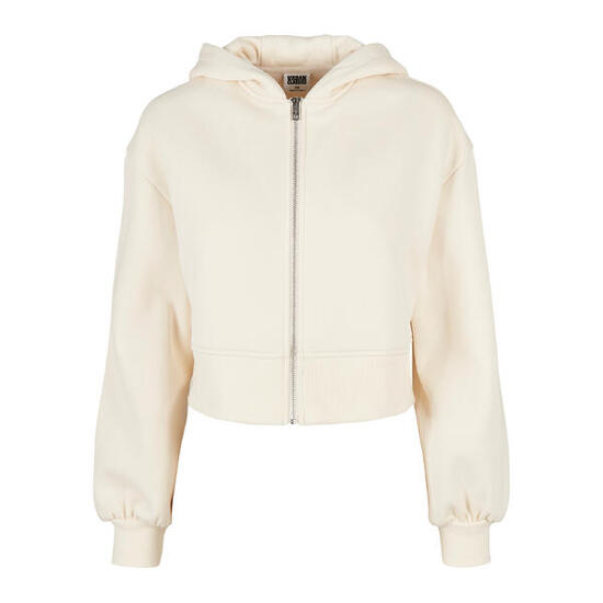 Sweatshirt à capuche courte zippée femme Urban Classics Oversized GT