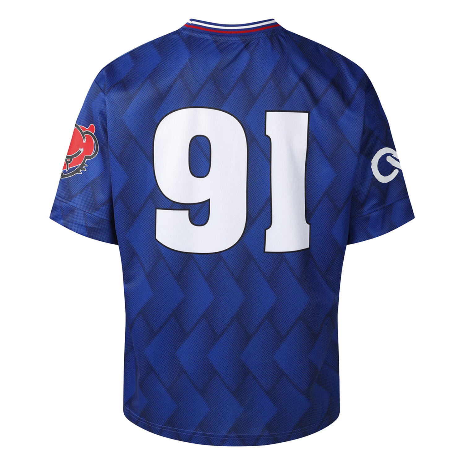 Maillot Motif/style Ipswich Town FC ED SHEERAN Homme (Bleu) 2/2