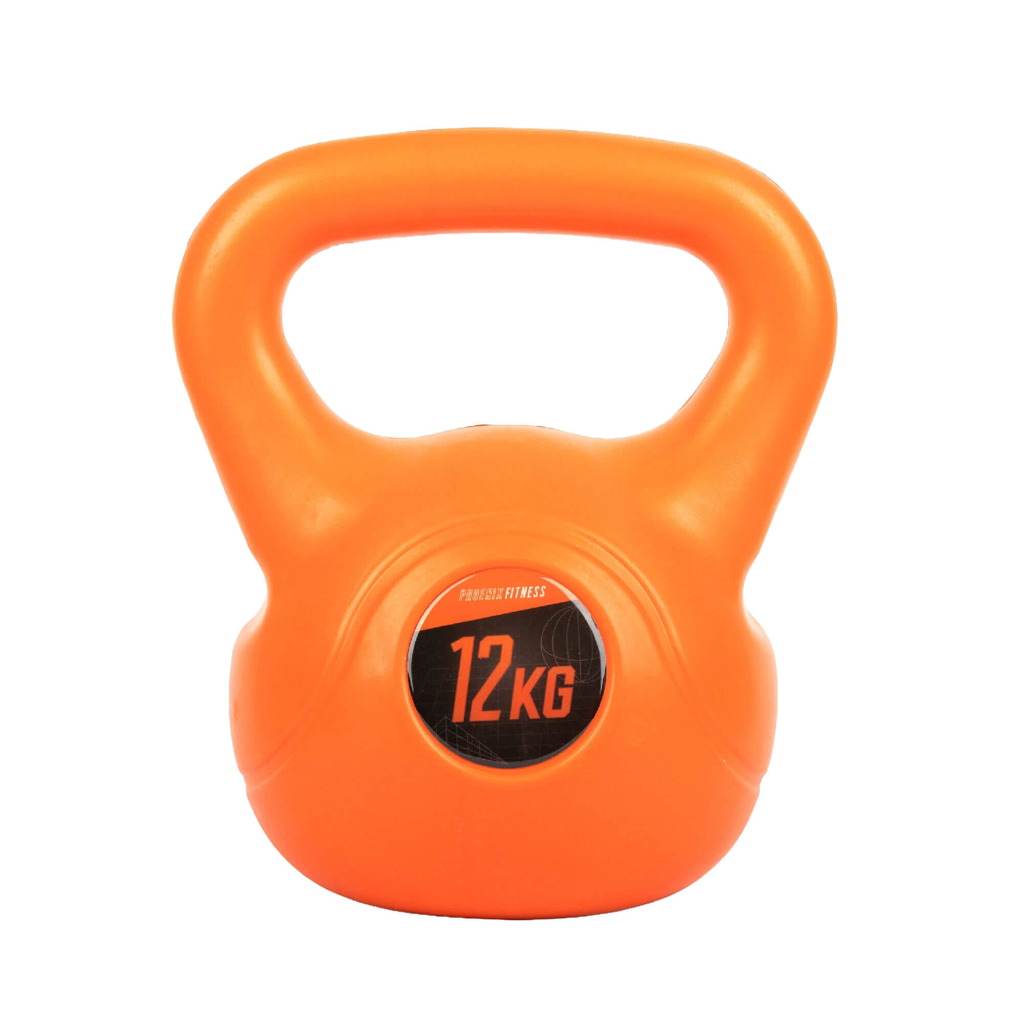 Kettlebell winylowy Phoenix Fitness 12 kg szeroki uchwyt 1/6