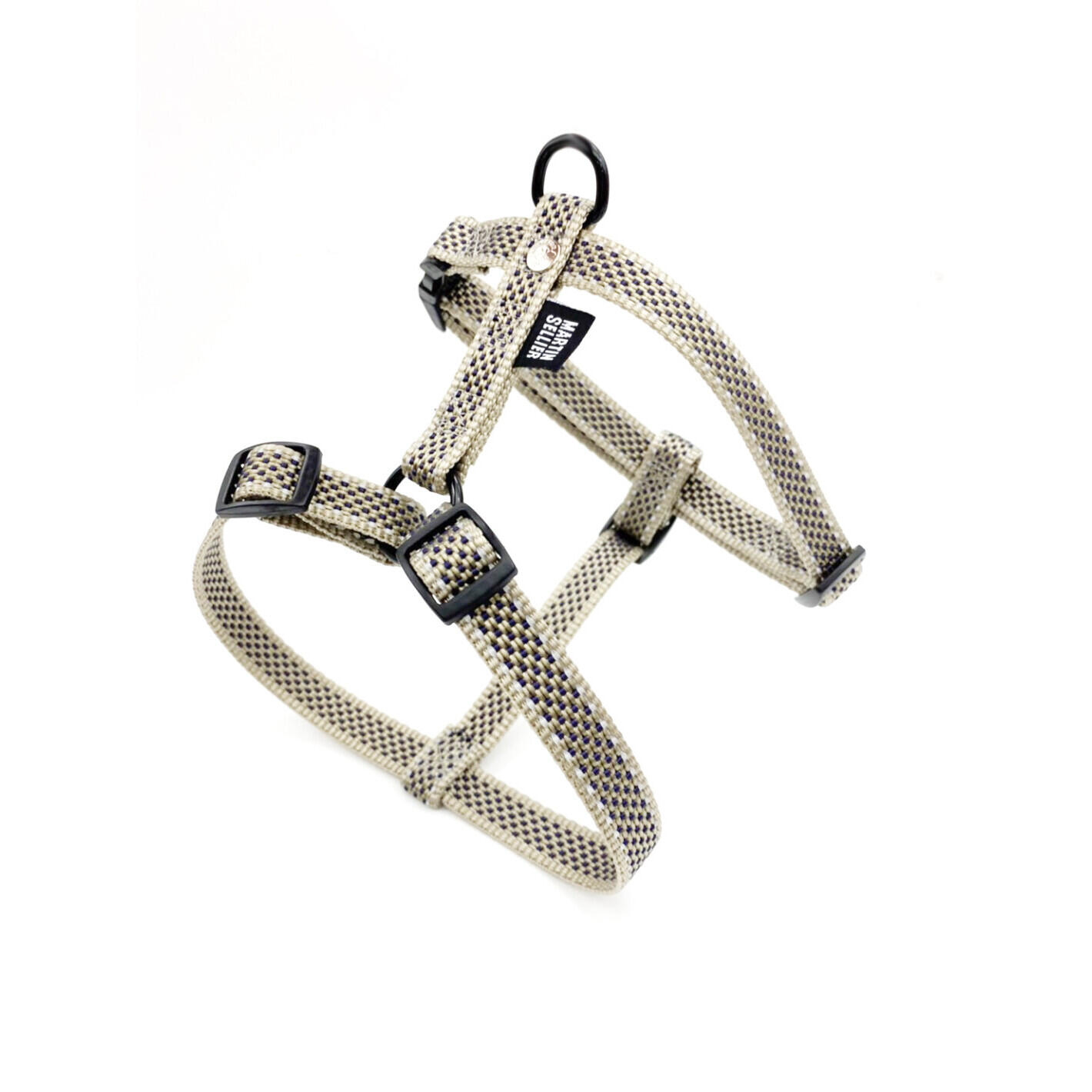 Martin Sellier - Harnais Pour Chien Nylon Point Martin Sellier M - Harnais Pour Chien - Beige|jaune - Taille Unique - Decathlon