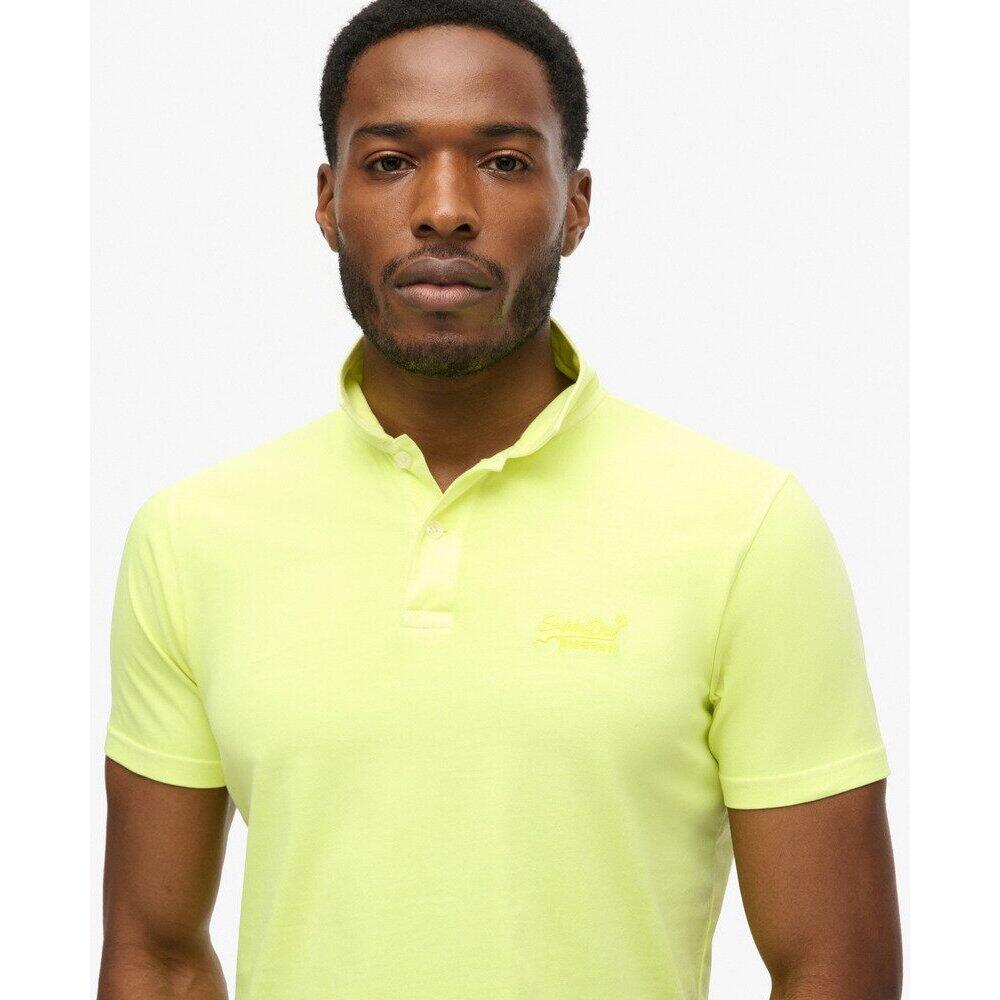 Polo in jersey Superdry Essential Logo Neon 5/7