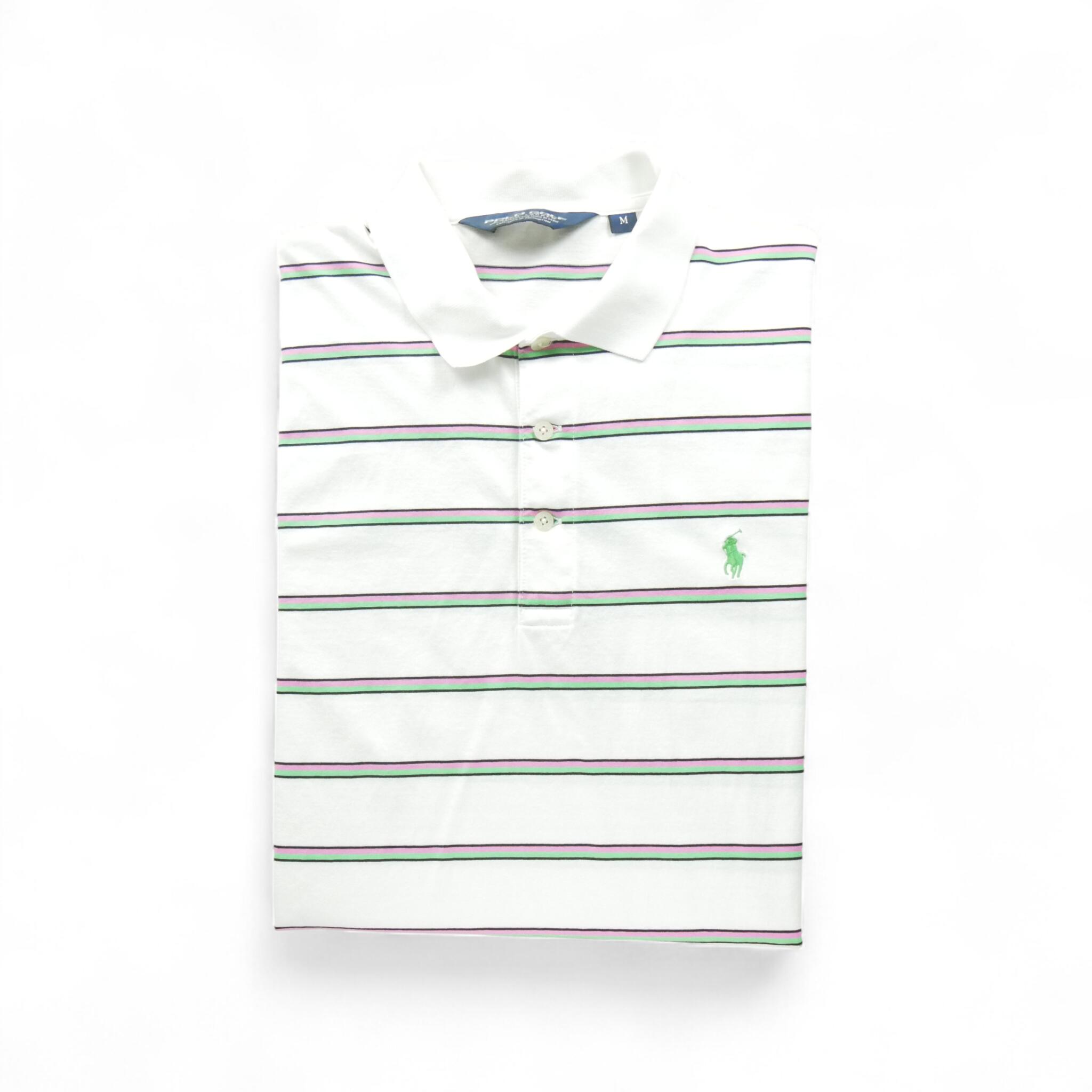 RALPH LAUREN Reconditionné - Polo manches courtes Homme Blanc - Bon État