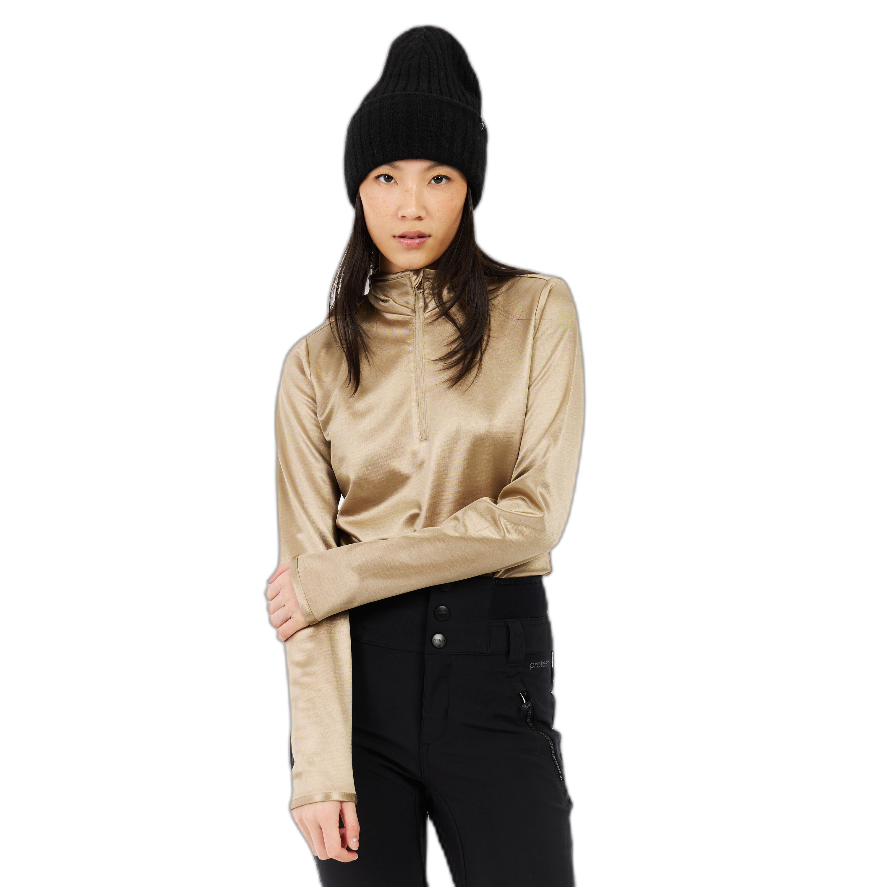 Polaire 1/4 zip femme Protest Laga 2/7