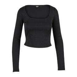 Pull crop top manches longues femme Urban Classics