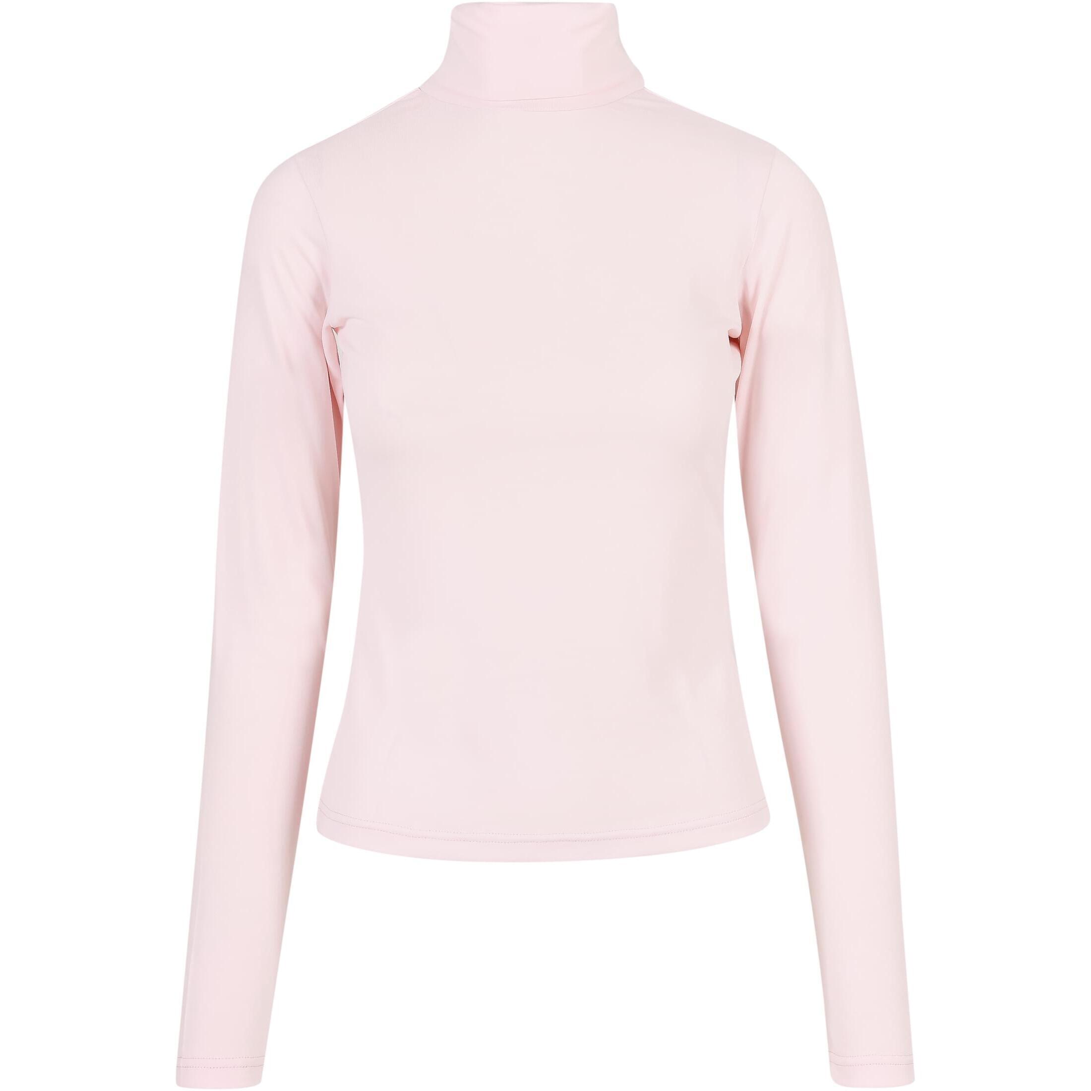 Urban Classics - Sweatshirt Manches Longues À Col Roulé En Modal Femme Urban Classics Gt - Sweat-shirt - Rose - Decathlon
