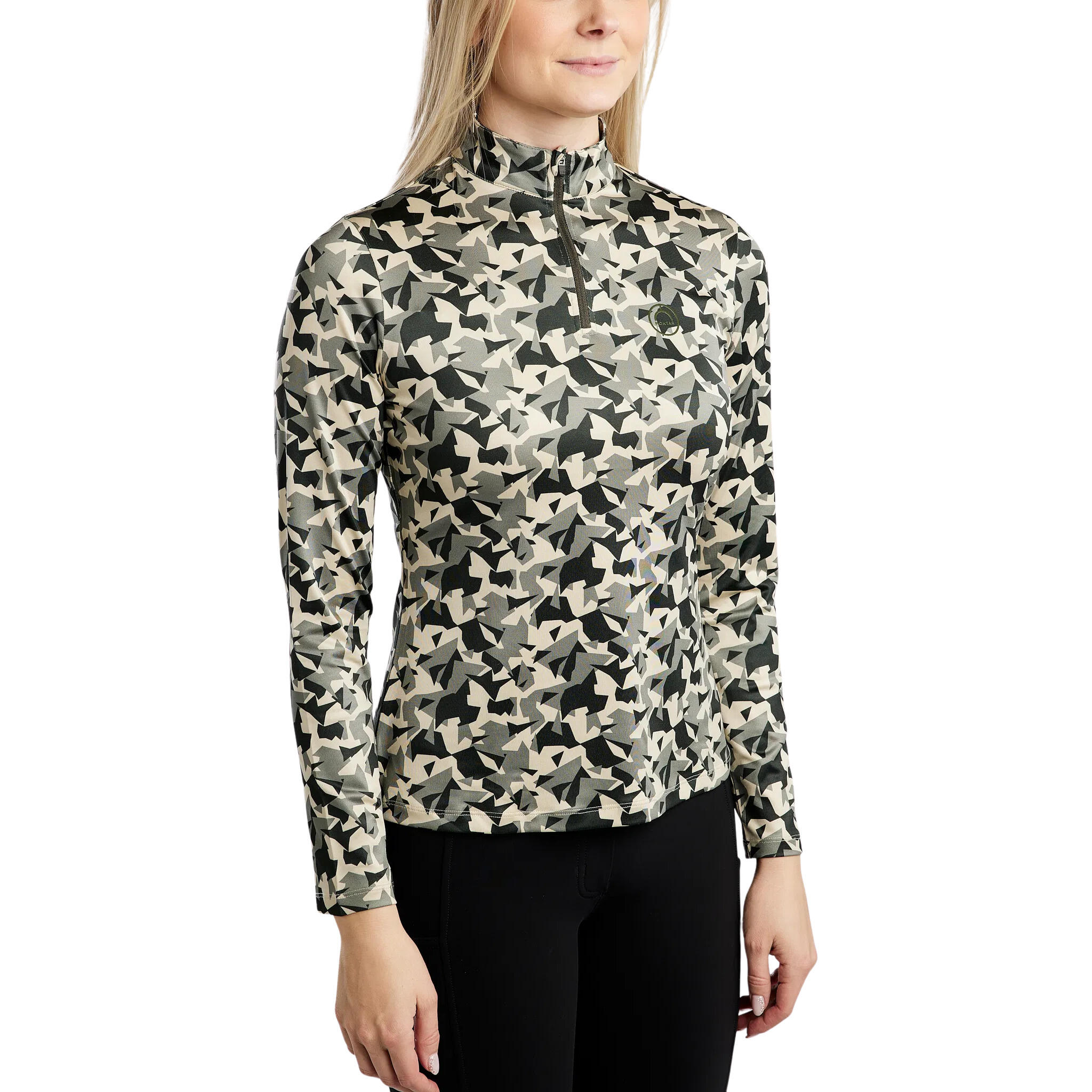 Damskie polo jeździeckie z długim rękawem Montar Cami