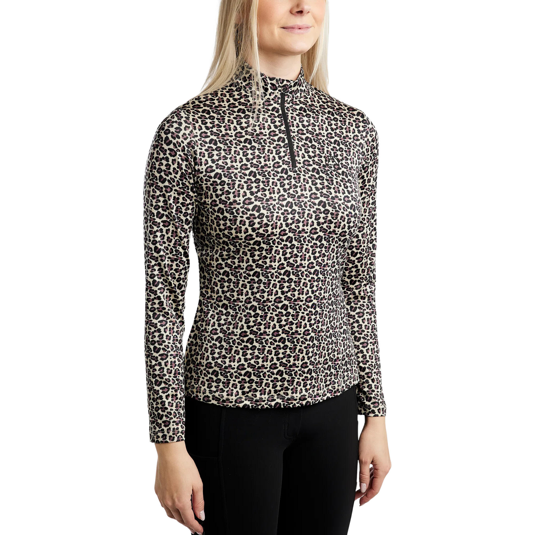 Damska koszulka jeździecka z długim rękawem Montar Leonora