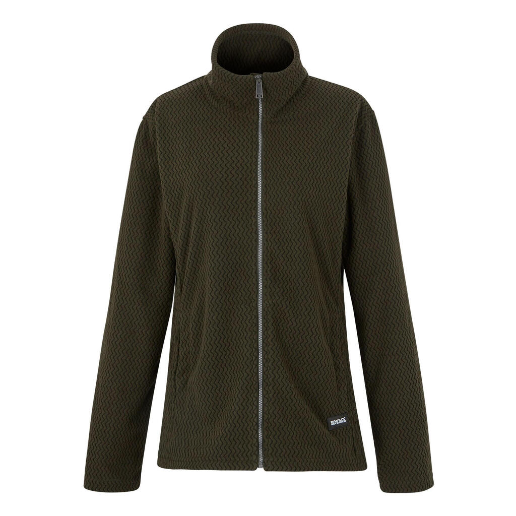 Womens/Ladies Heidy Full Zip Fleece (Dark Khaki)