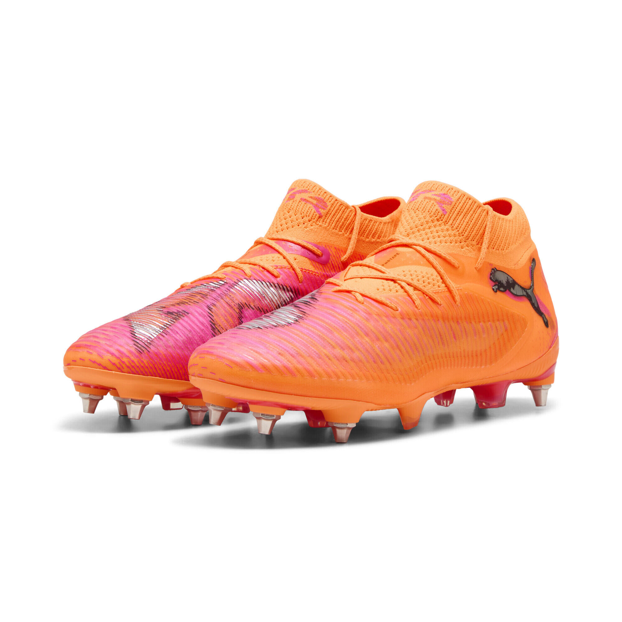 Ghete fotbal adulți crampoane mixte Future 8 Ultimate Mxsg, negru PUMA