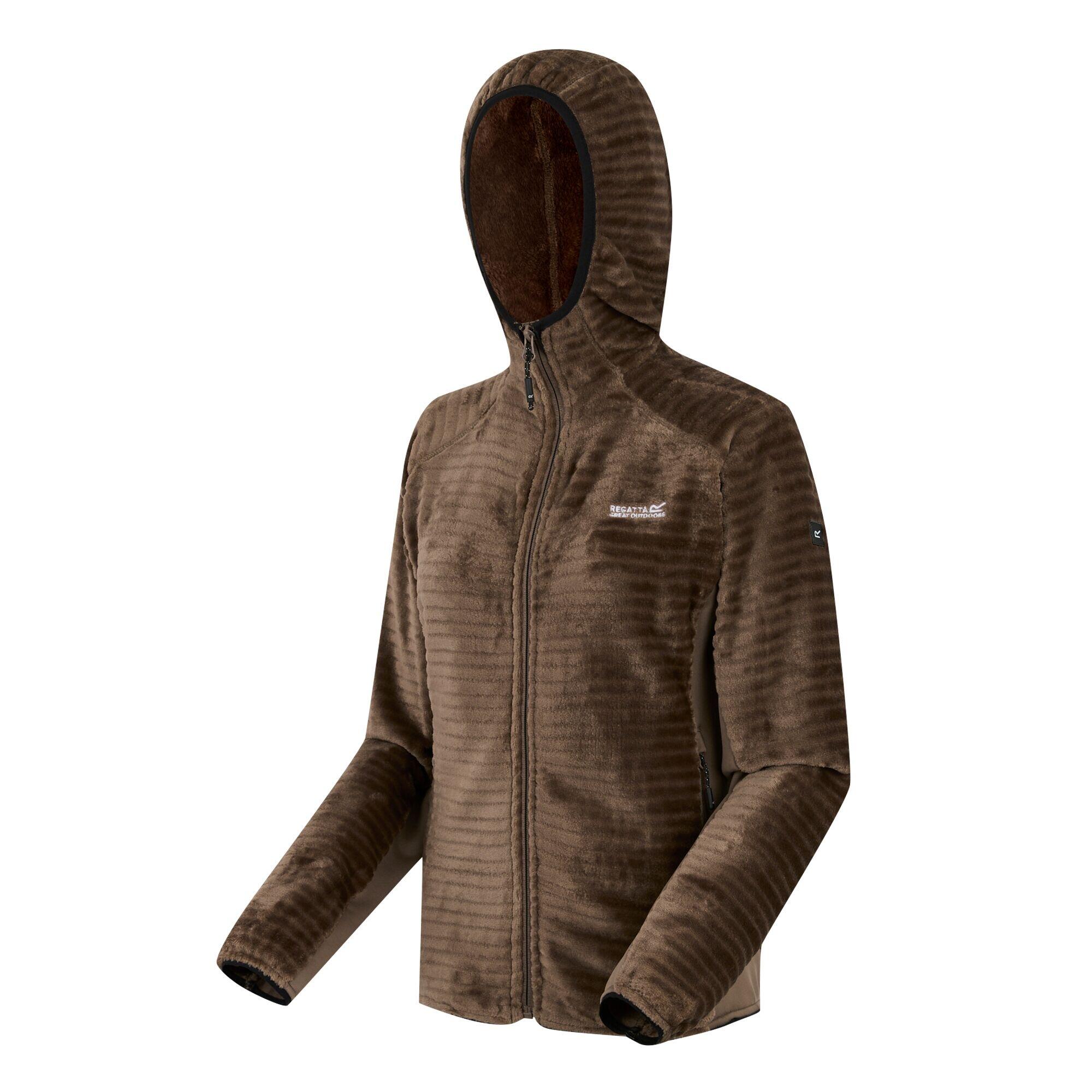 Giacca In Pile Donna Con Cappuccio E Zip - Leggera E Traspirante, Ideale Per Trekking E Uso Quotidiano