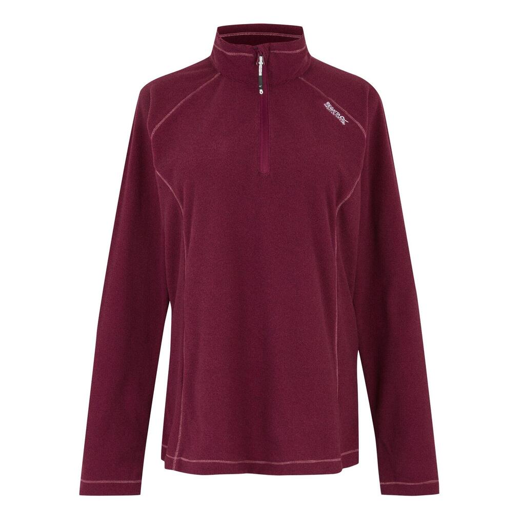 Great Outdoors Womens/Ladies Montes Half Zip Fleece Top (Dark Pimento)
