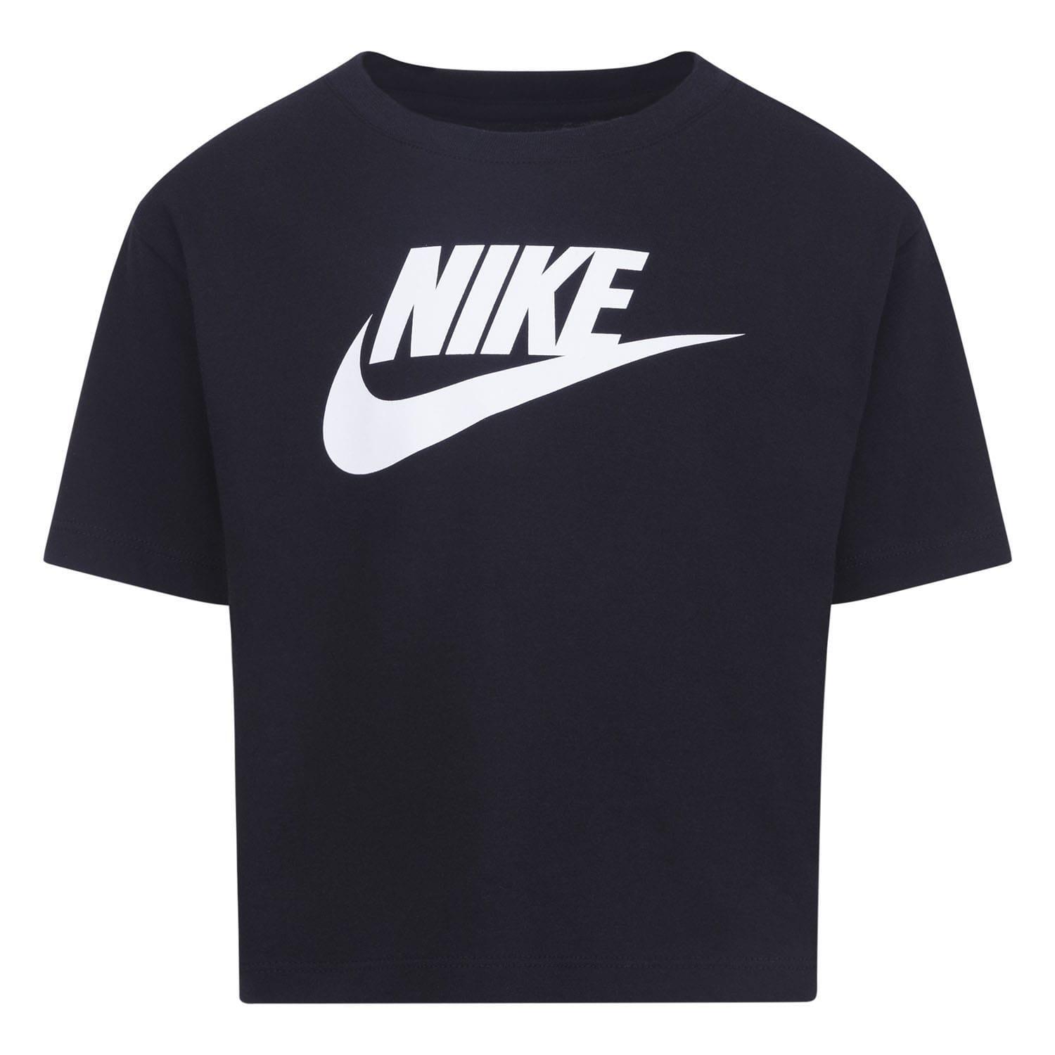 NIKE Maglietta Boxy Bambini Nike Club Nero