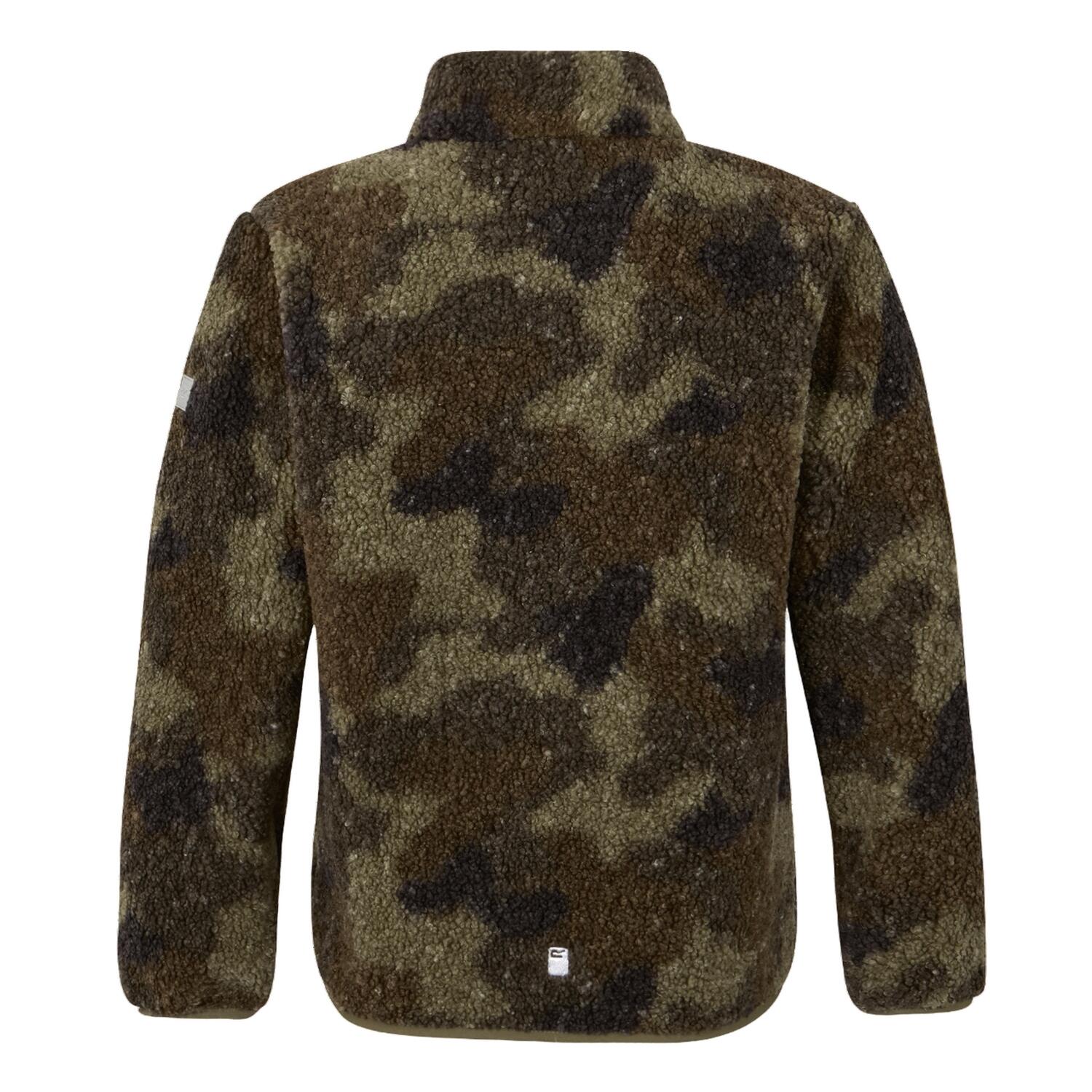 Veste Polaire FRANKIE Enfant (Vert Kaki Foncé) 2/5