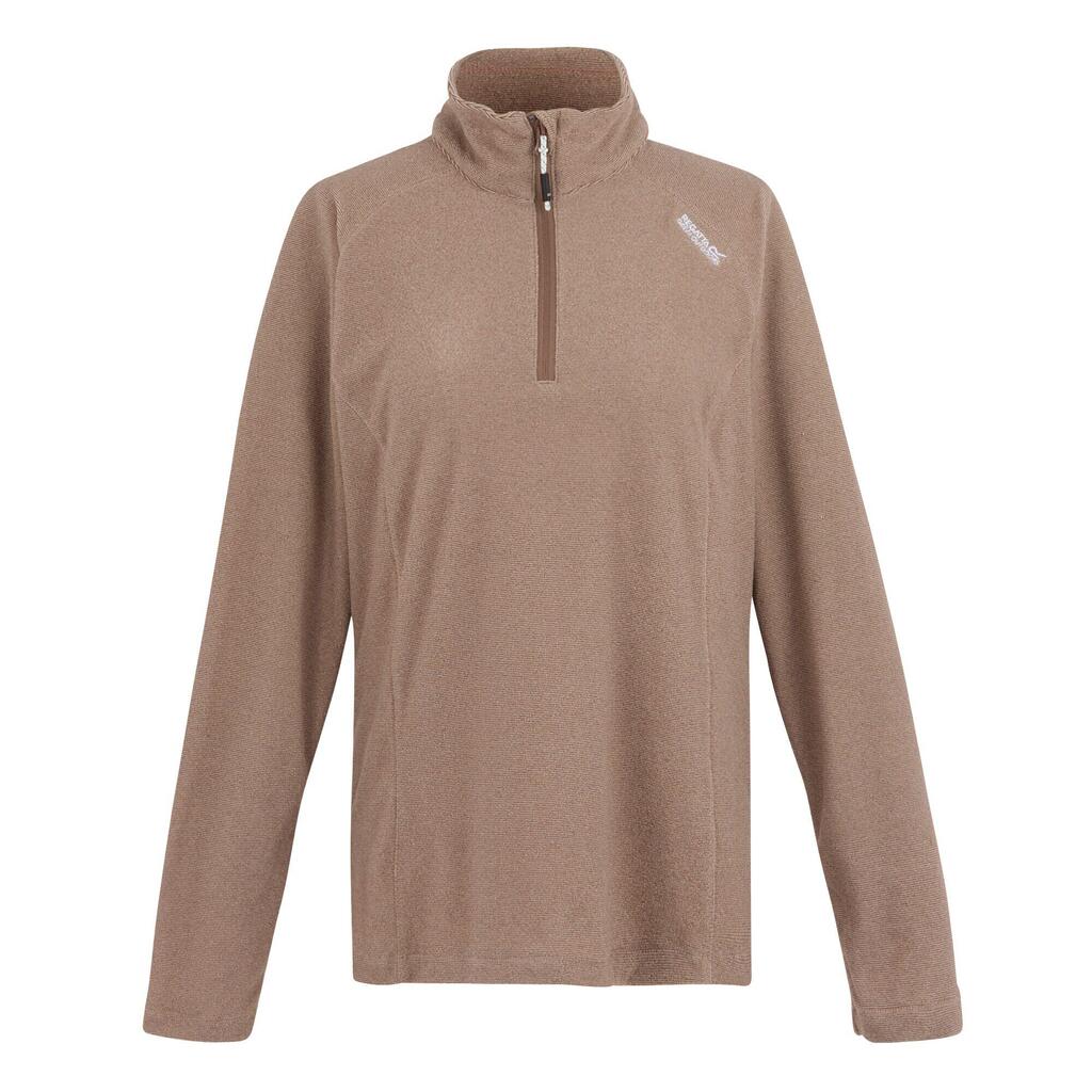 Great Outdoors Womens/Ladies Montes Half Zip Fleece Top (Mocha)