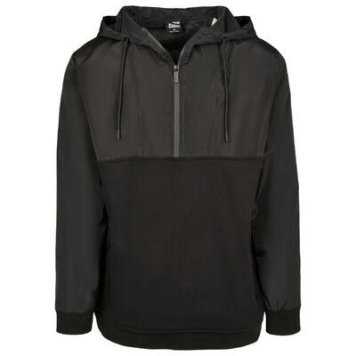 Hoodie urban classic military half zip