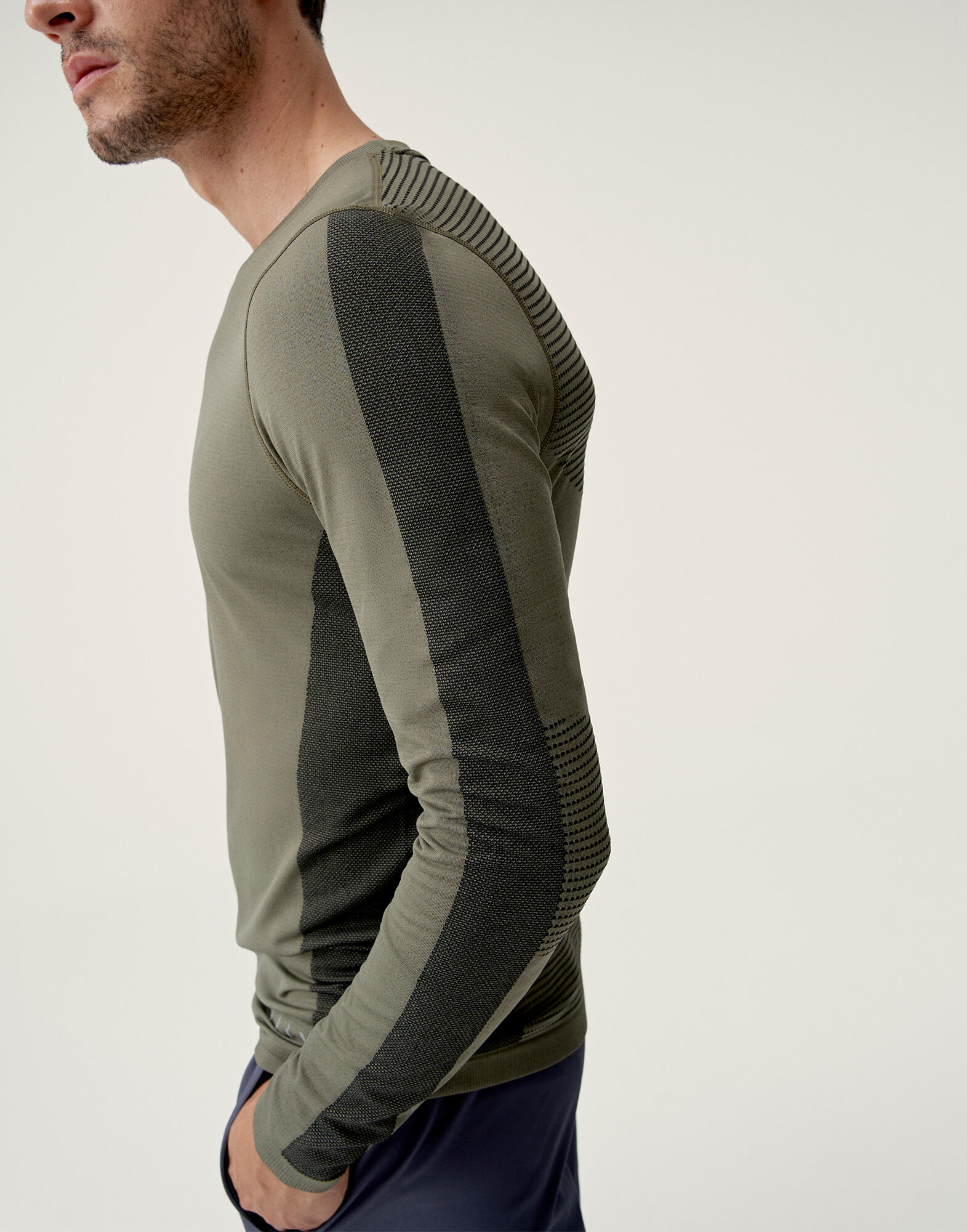 Maglietta sportiva a maniche lunghe da uomo Kilux Seamless 3/4